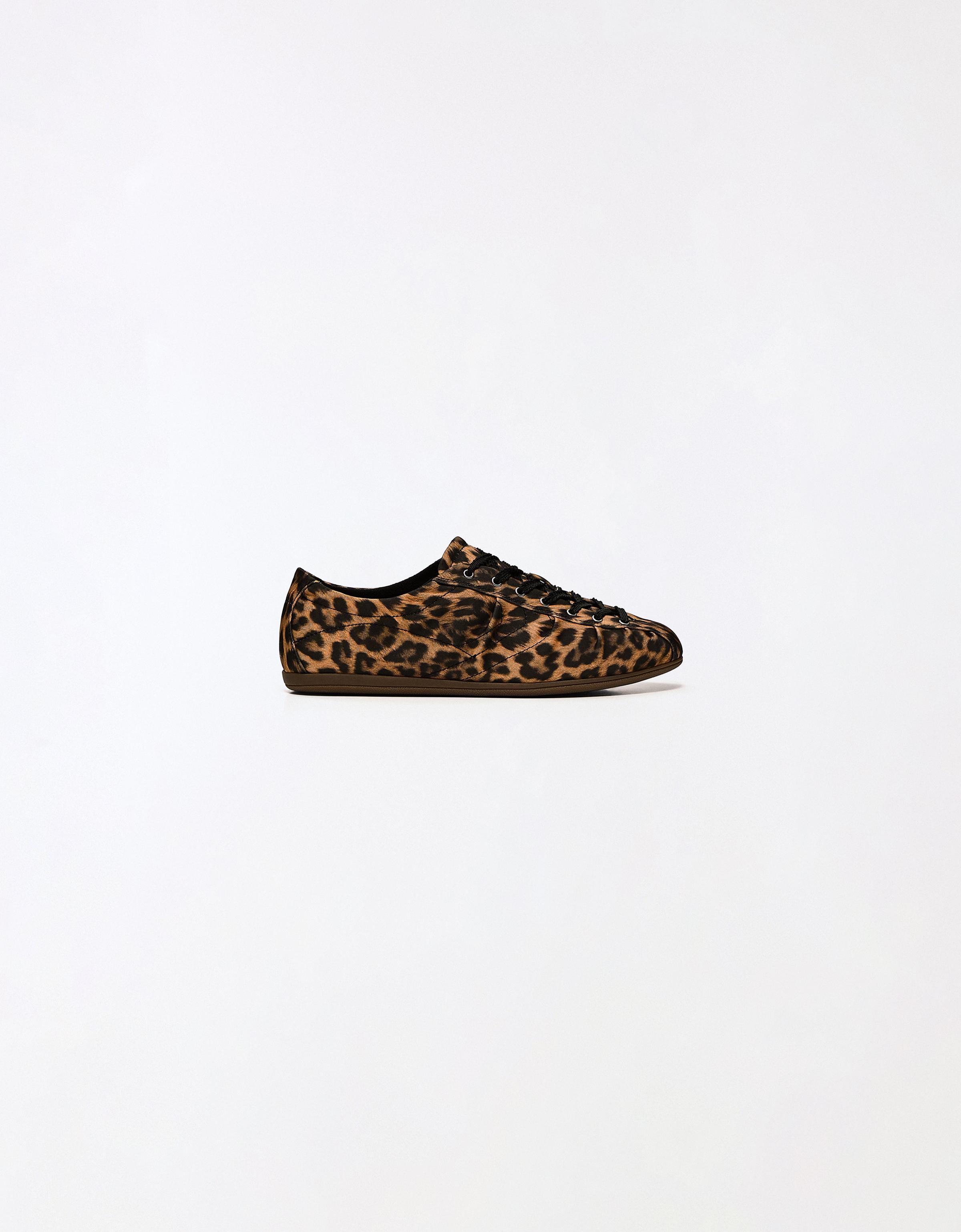Leopard print low-profile trainers — ANIMAL PRINT