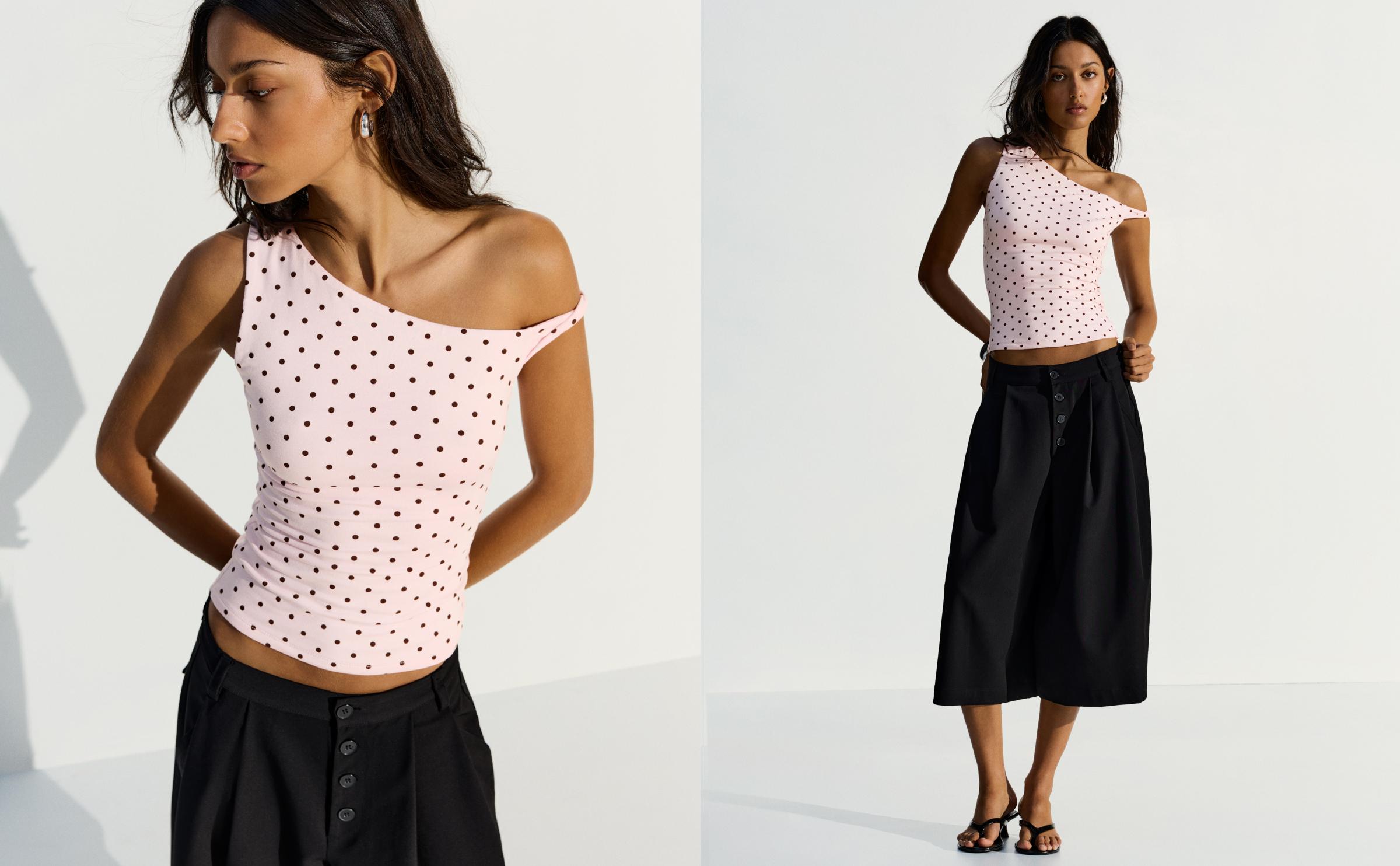 Asimetrik puantiye desenli top - Görsel 34