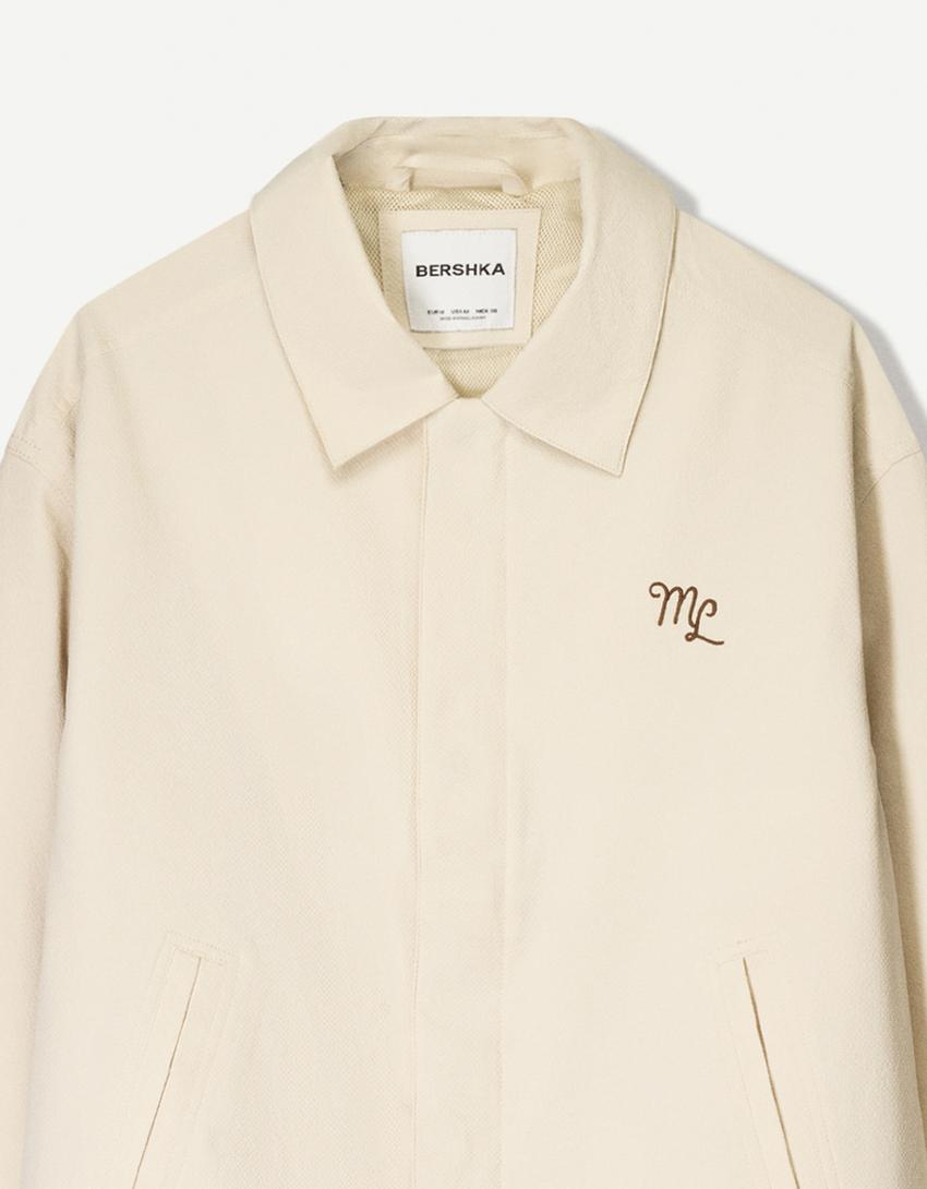 Seersucker jacket-Cream-2