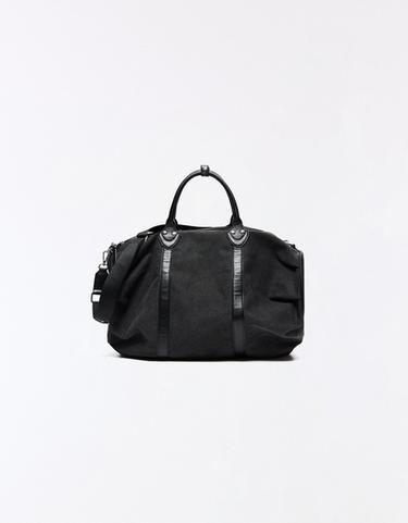 Woven travel bag — Black 4