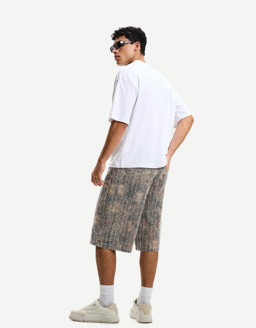 Bermuda skater print