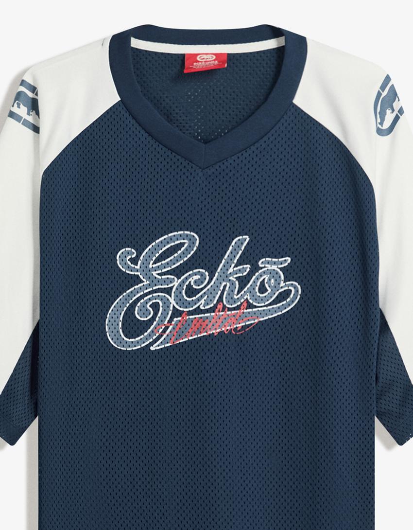 Ecko Unltd mesh sport T-shirt-Blue