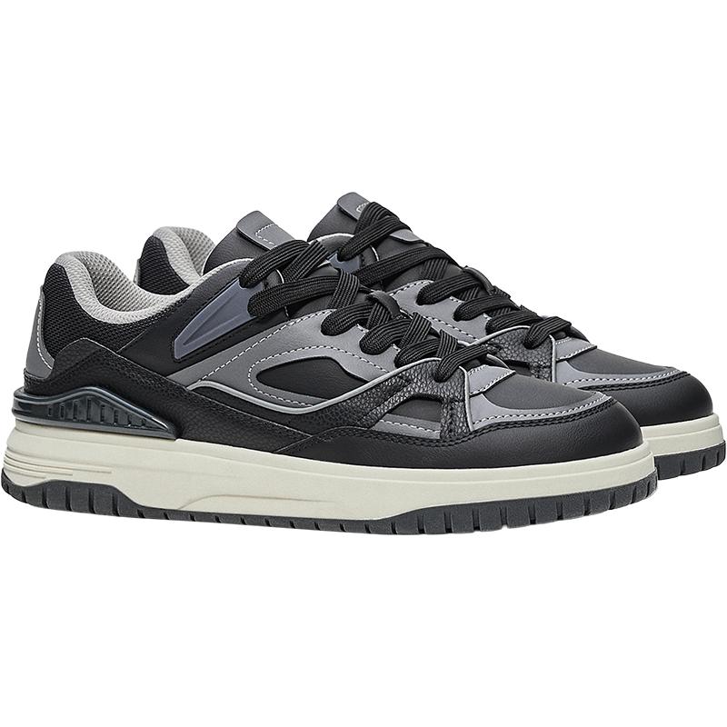 Chunky panelled trainers — BLACK