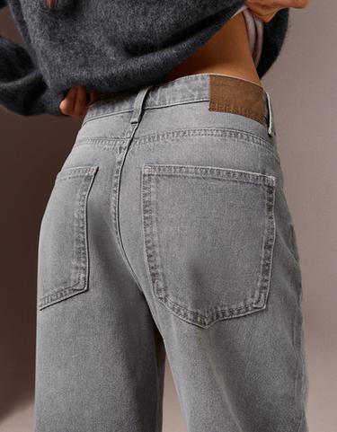 Ripped barrel loose jeans — Grey 4