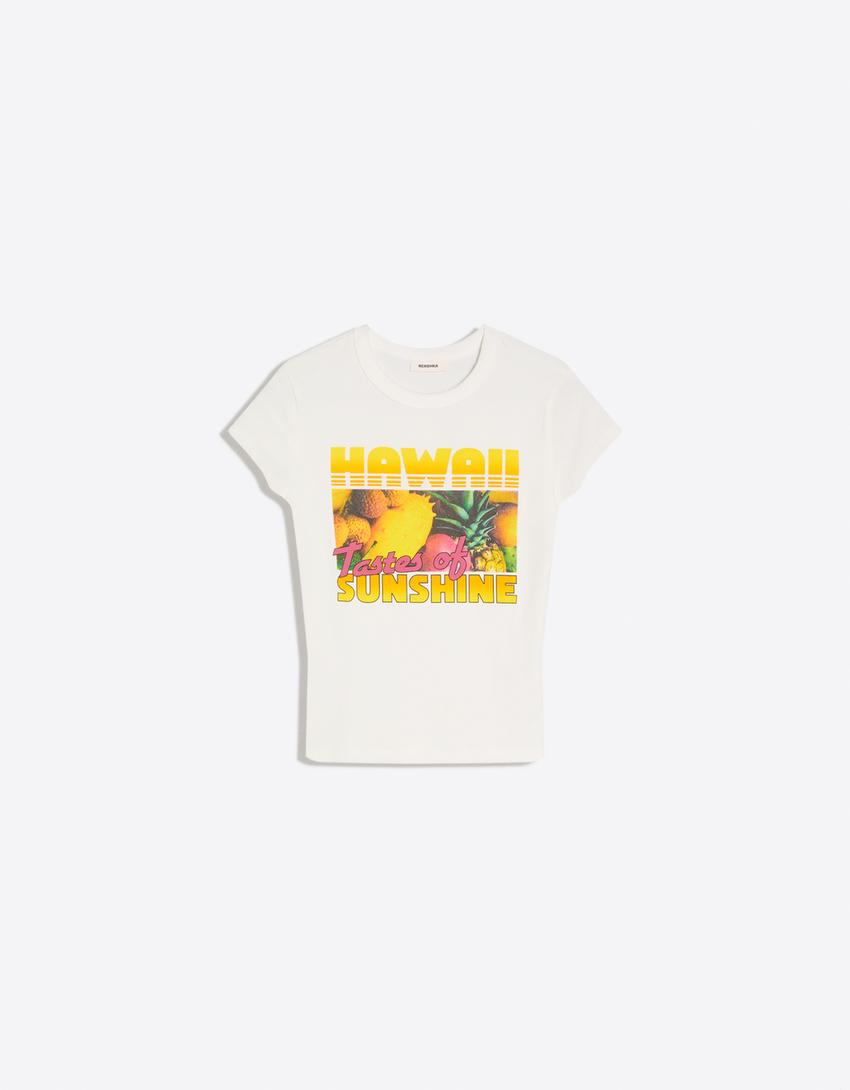 Short sleeve T-shirt-Off white