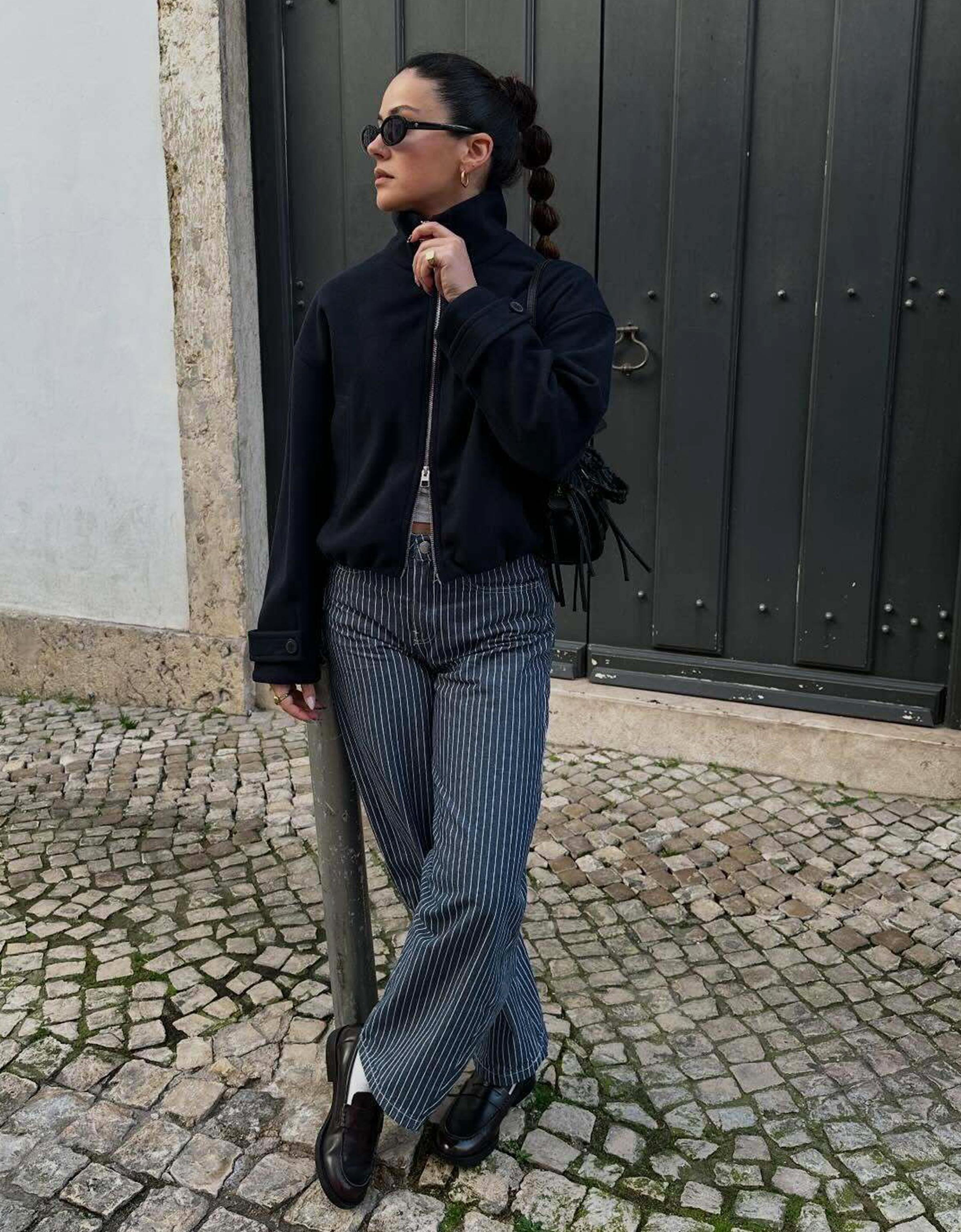 Soft touch jacket — Navy