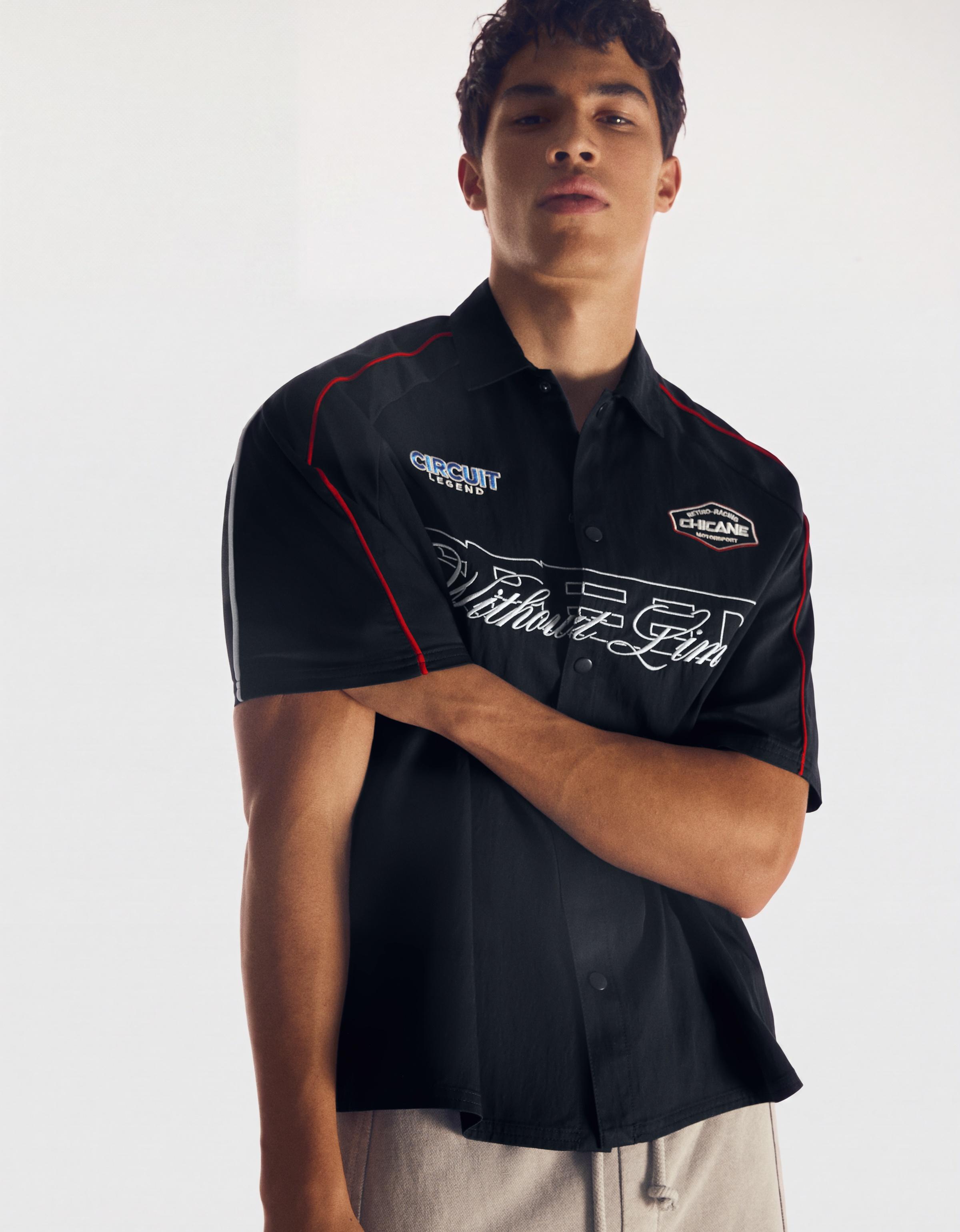 Short sleeve racing shirt — Navy