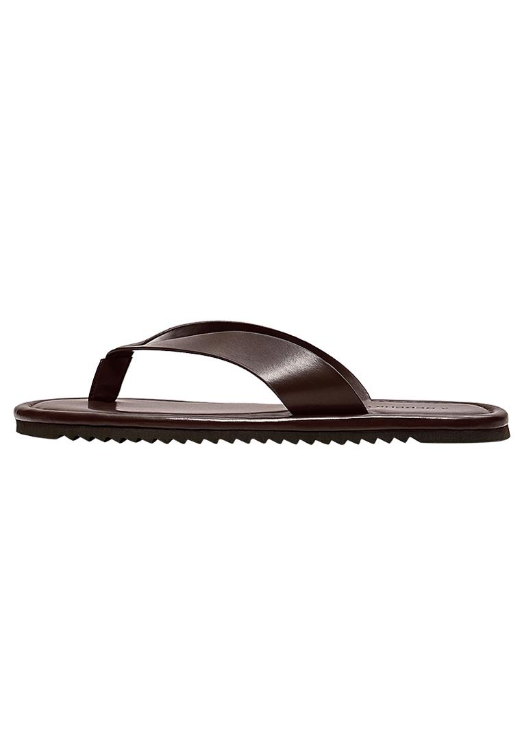 Thong strap sandals — Brown