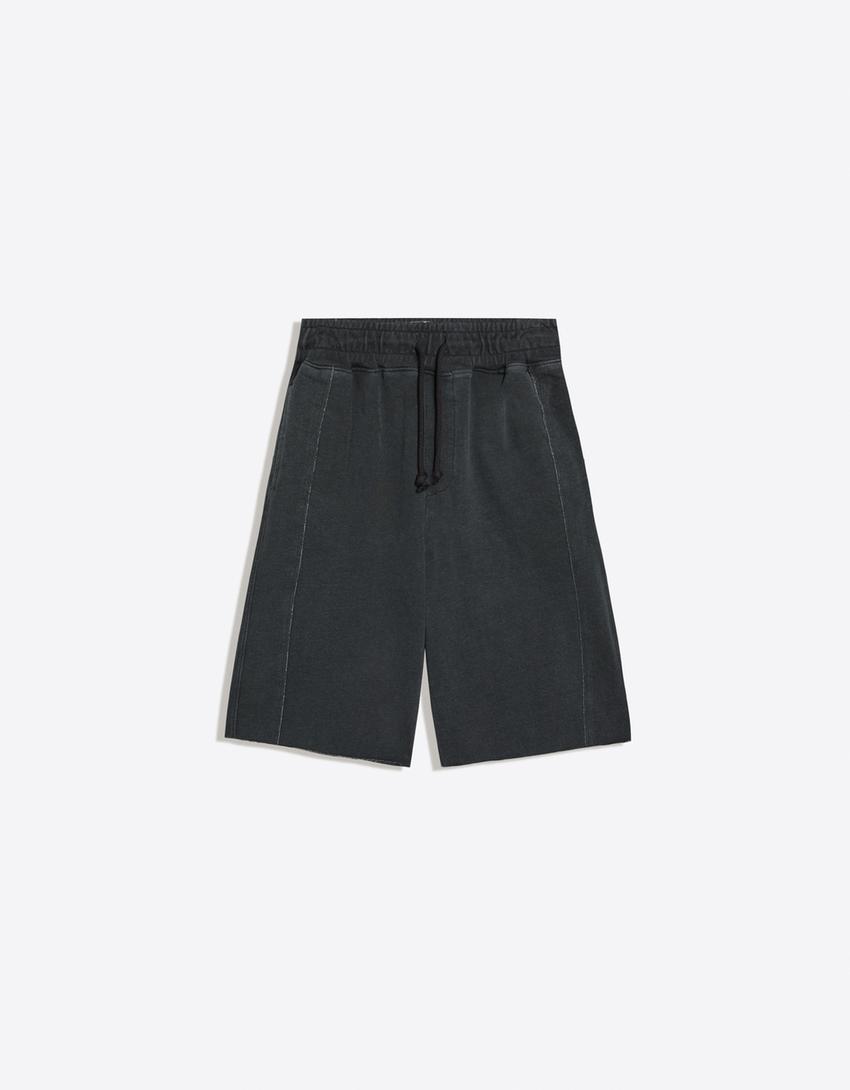 Baggy jorts-Grey