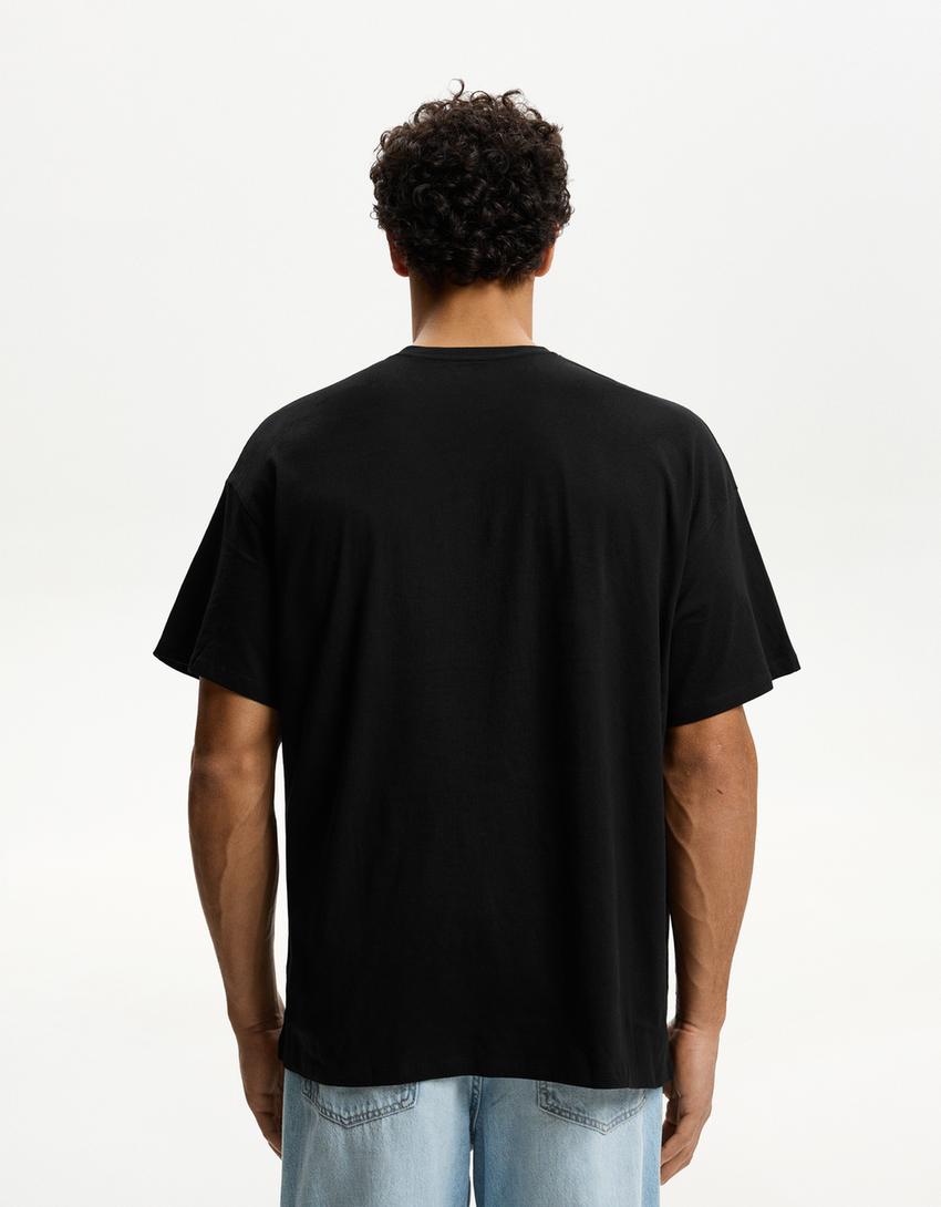 Felix the Cat T-shirt met korte mouw-Zwart