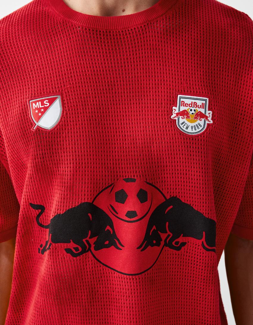 T-shirt New York Red Bulls mesh tie-dye-Rouge-3