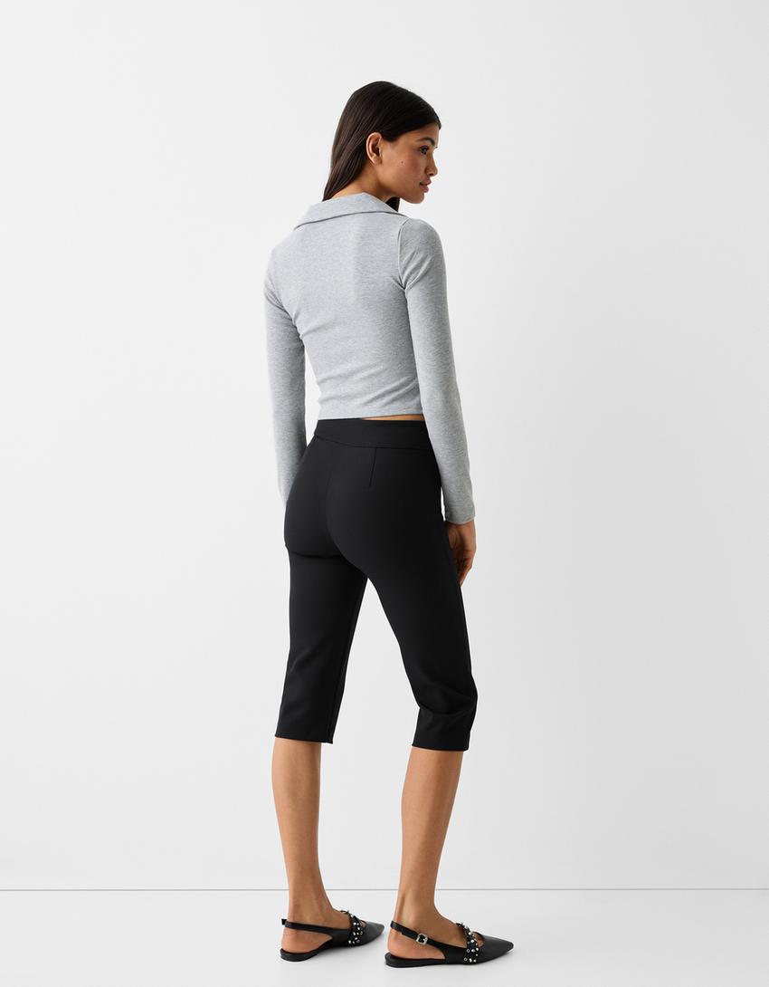 Capri trousers-Black