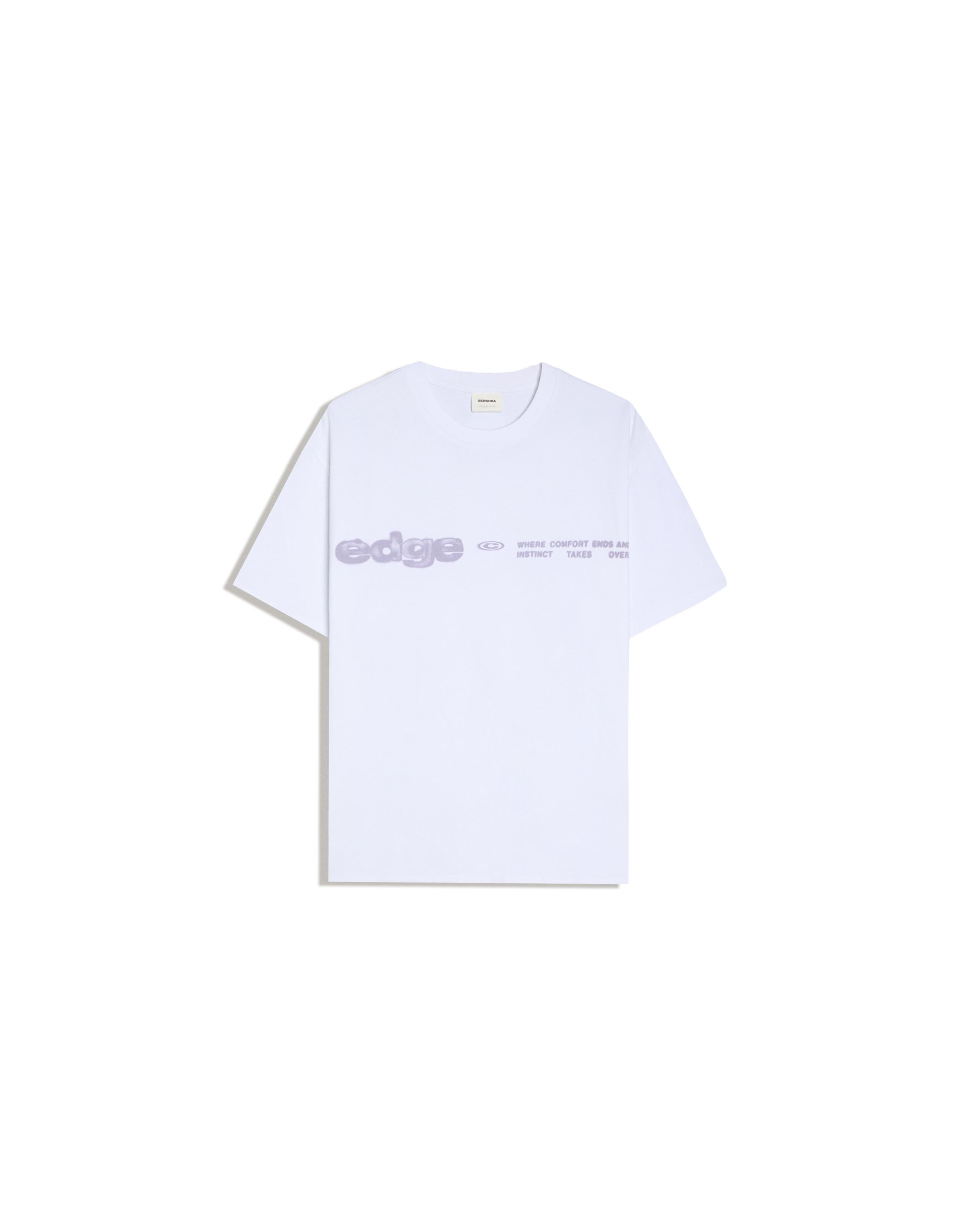 Short sleeve print T-shirt — White