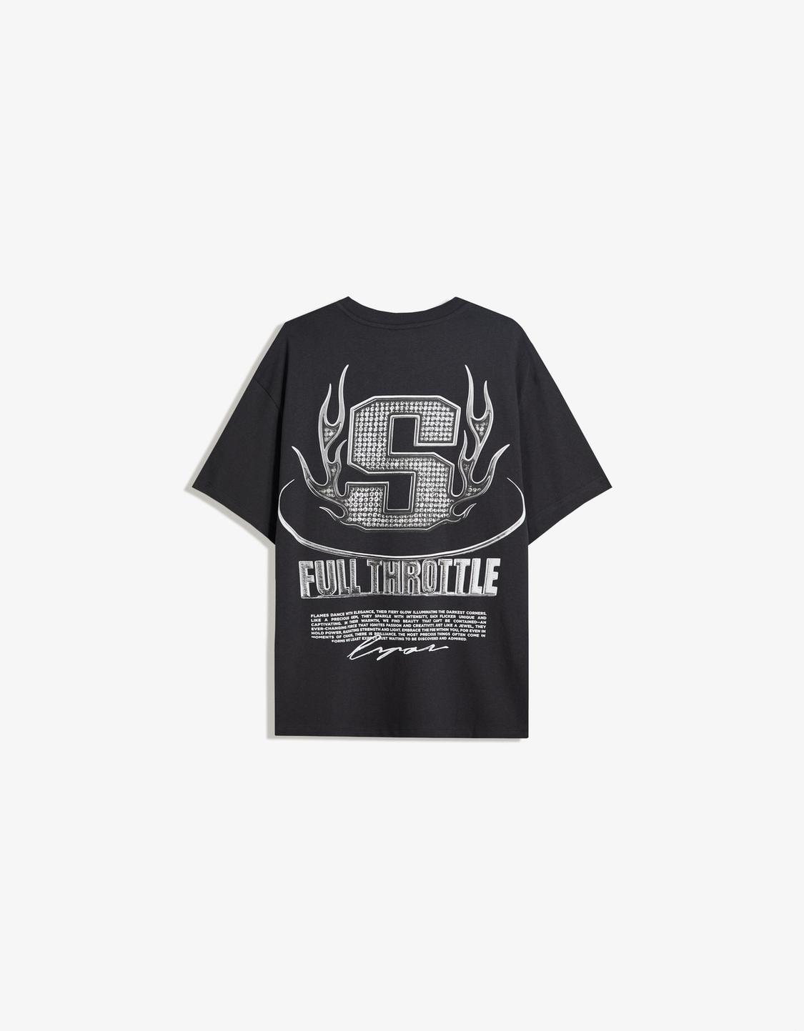 Short sleeve T-shirt with print
