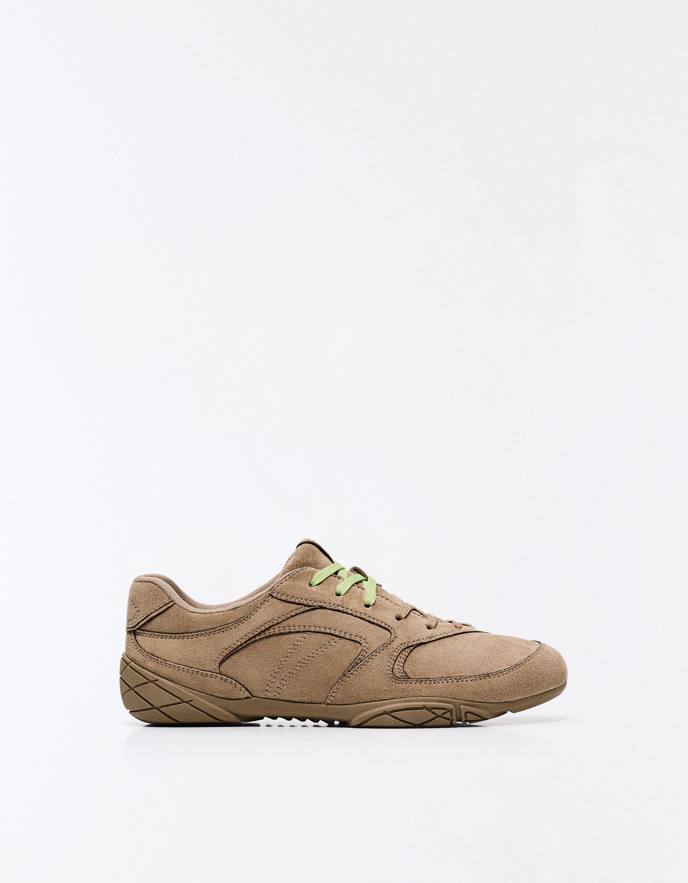 Baskets Semelle Fine 41 Taupe