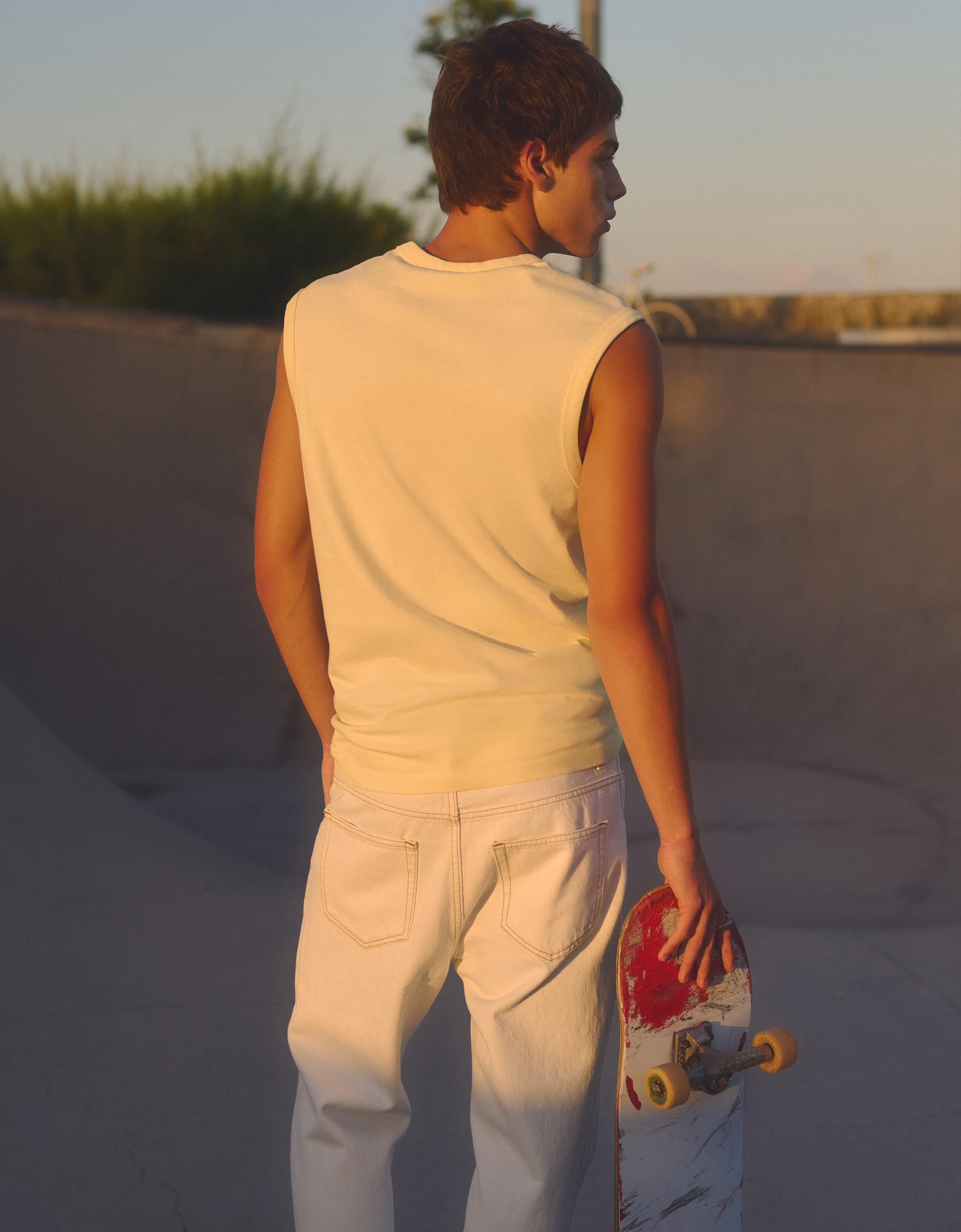 VOLCOM worker T-shirt — Yellow
