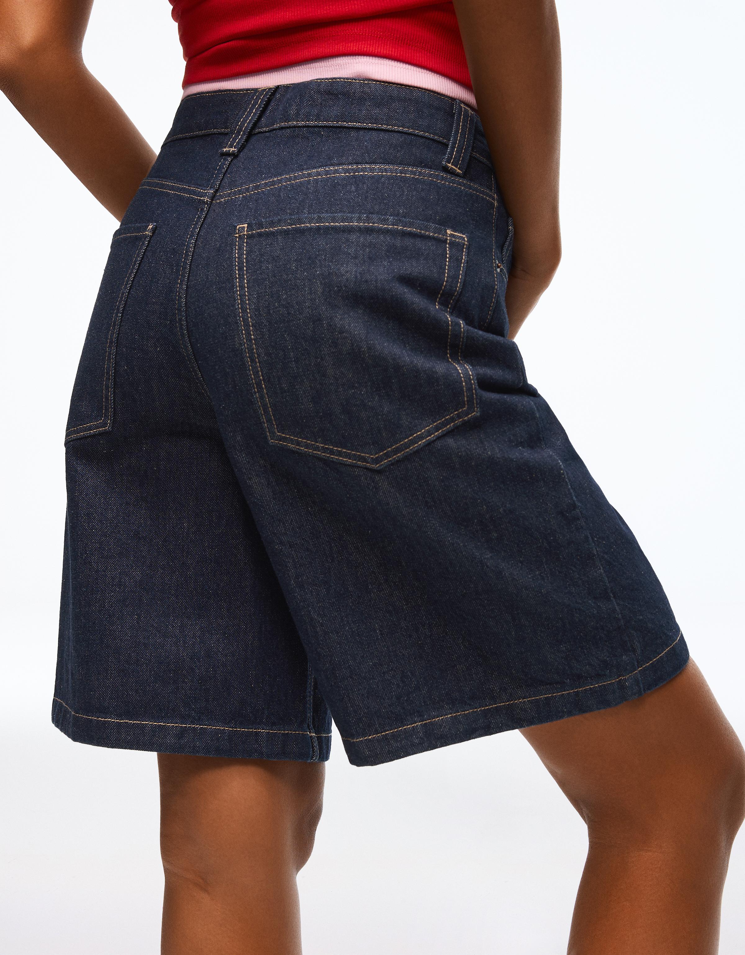 Baggy fit denim şort - Görsel 88