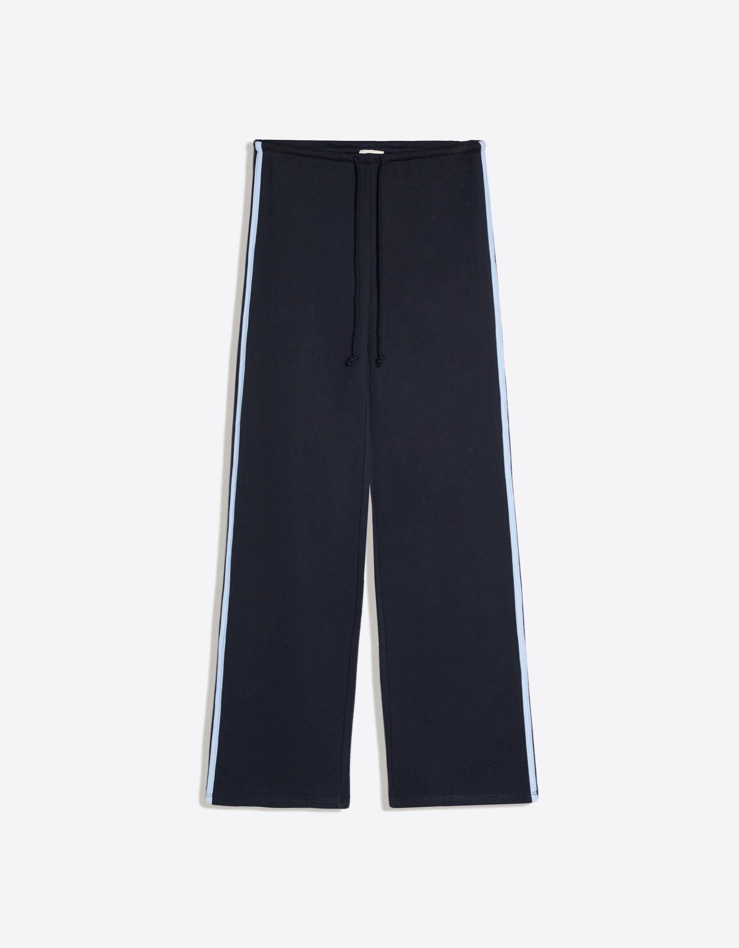 Side-stripe joggers — Navy