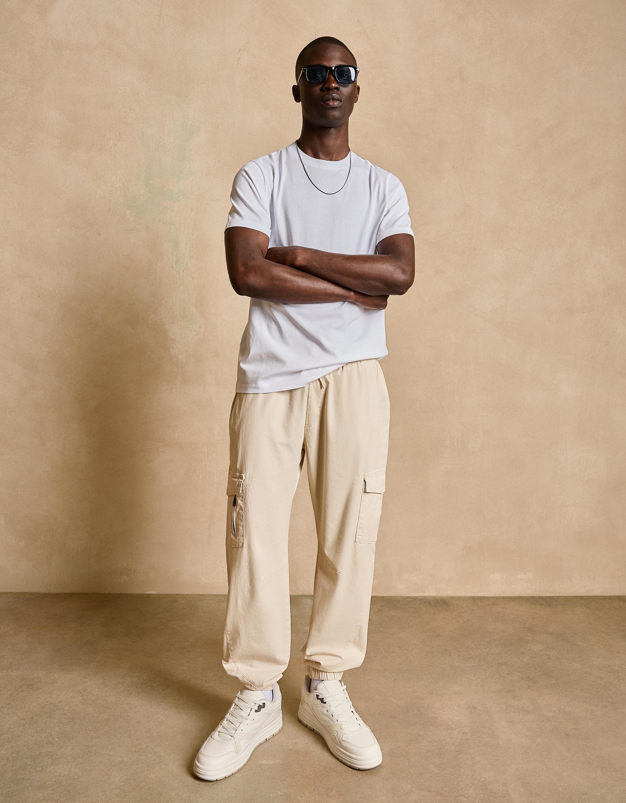Pantalon Jogger Fit Cargo L Sable