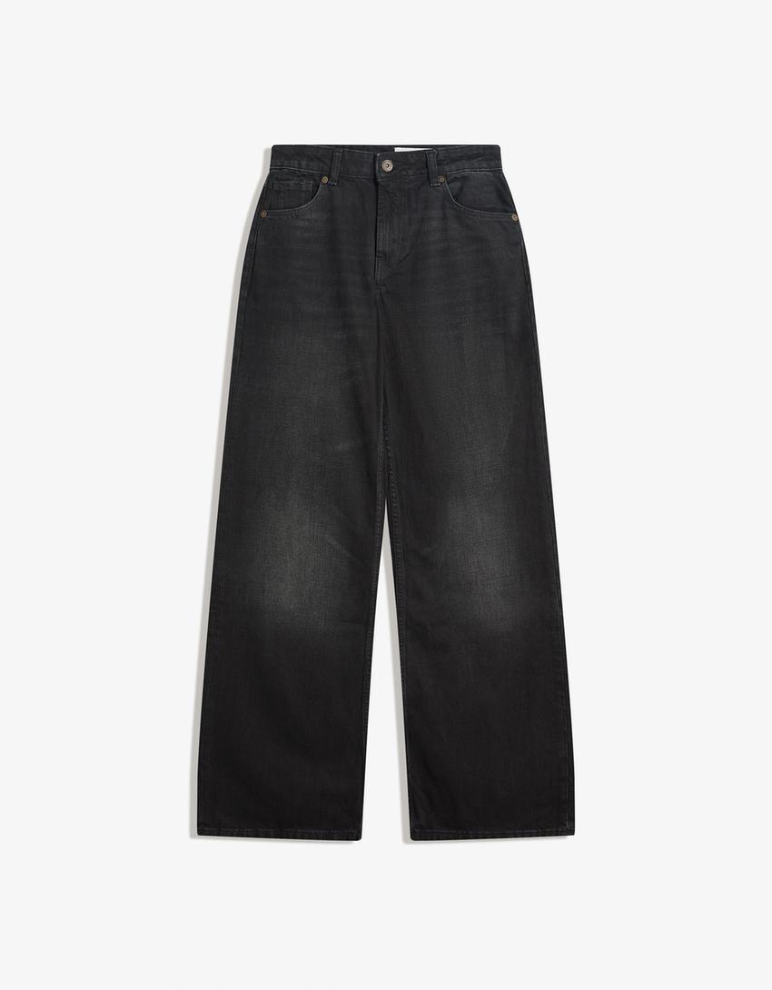 Baggy jeans-Black-0