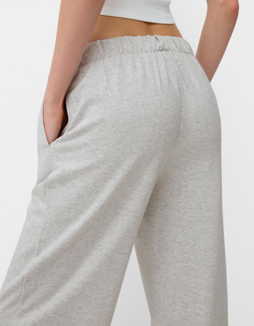 بنطلون رياضي بلش-رمادي-3