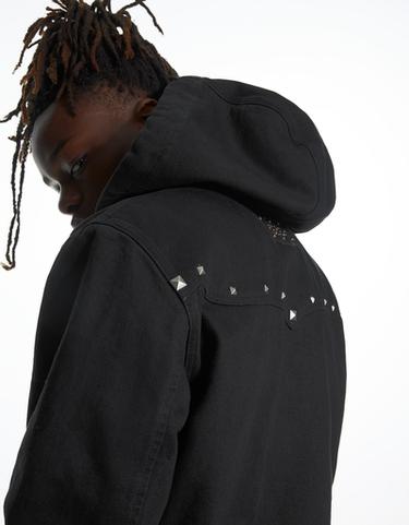 Hooded jacket ARIES X BERSHKA — Black 4