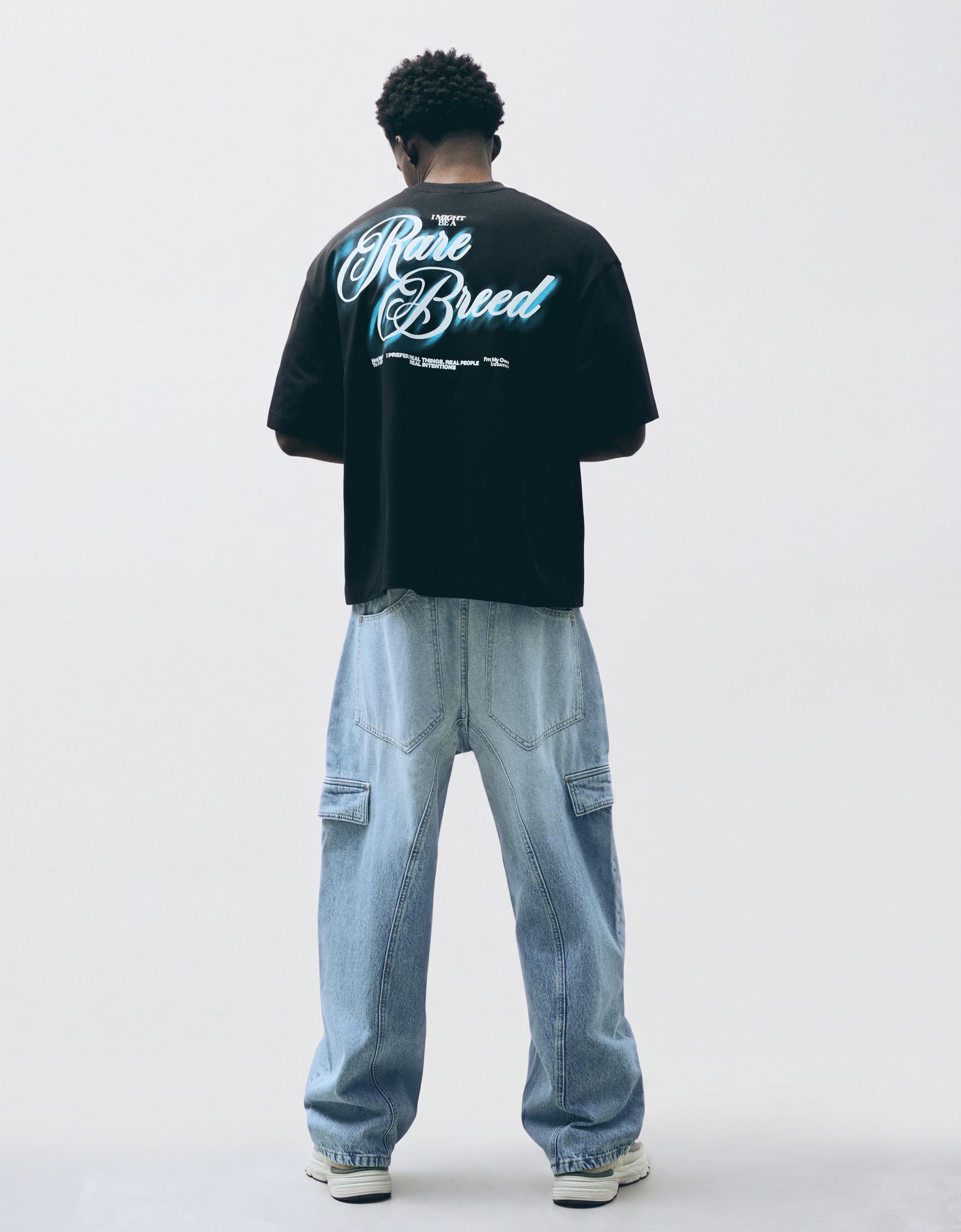 Cargo neobarrel jeans — Light blue