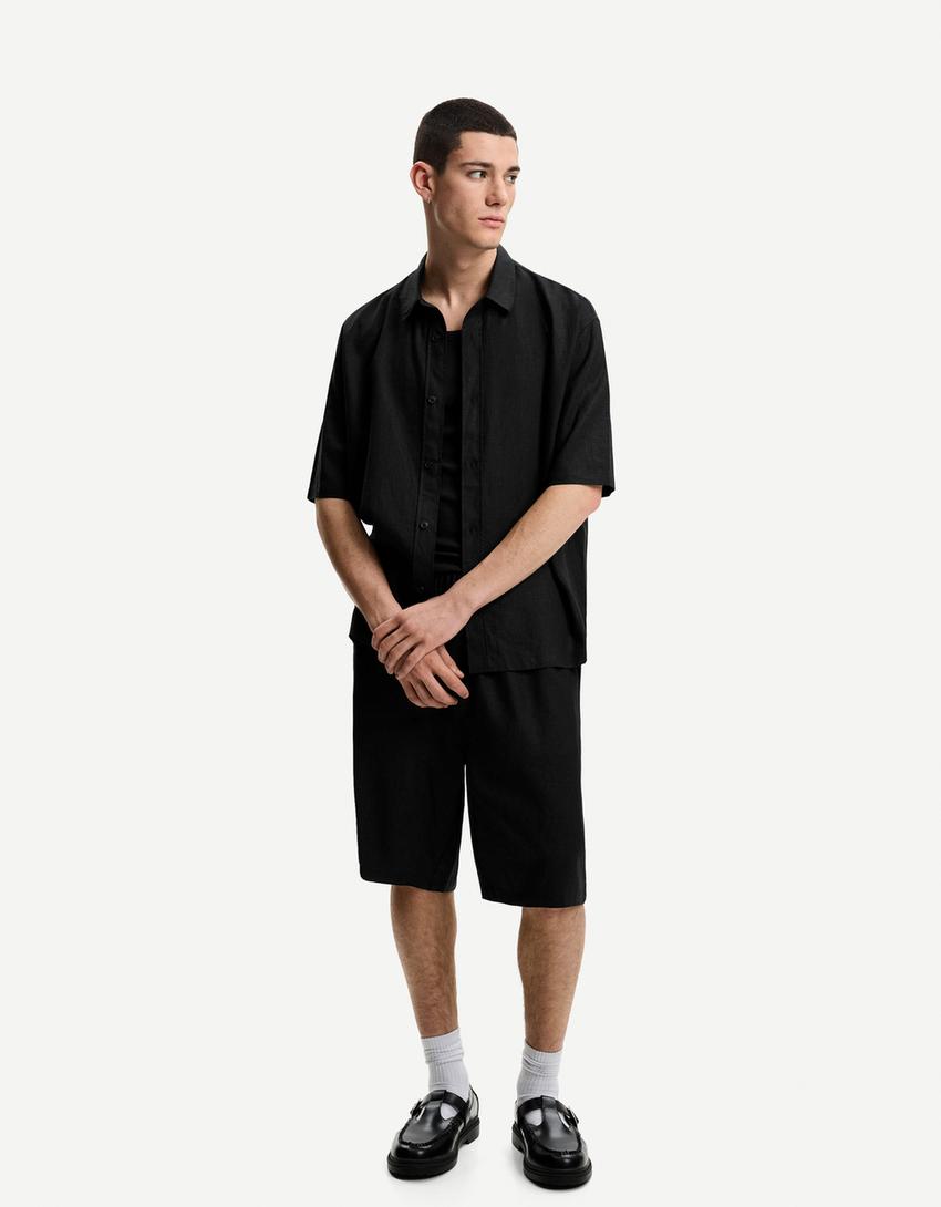 Shirt and Bermuda shorts set-Shirt and Bermuda shorts set