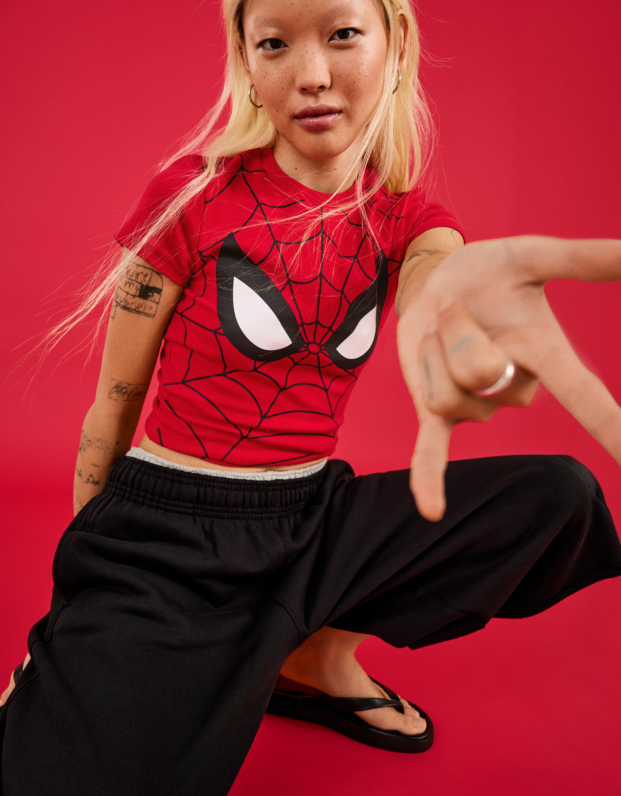 SPIDER-MAN fitted T-shirt — Red