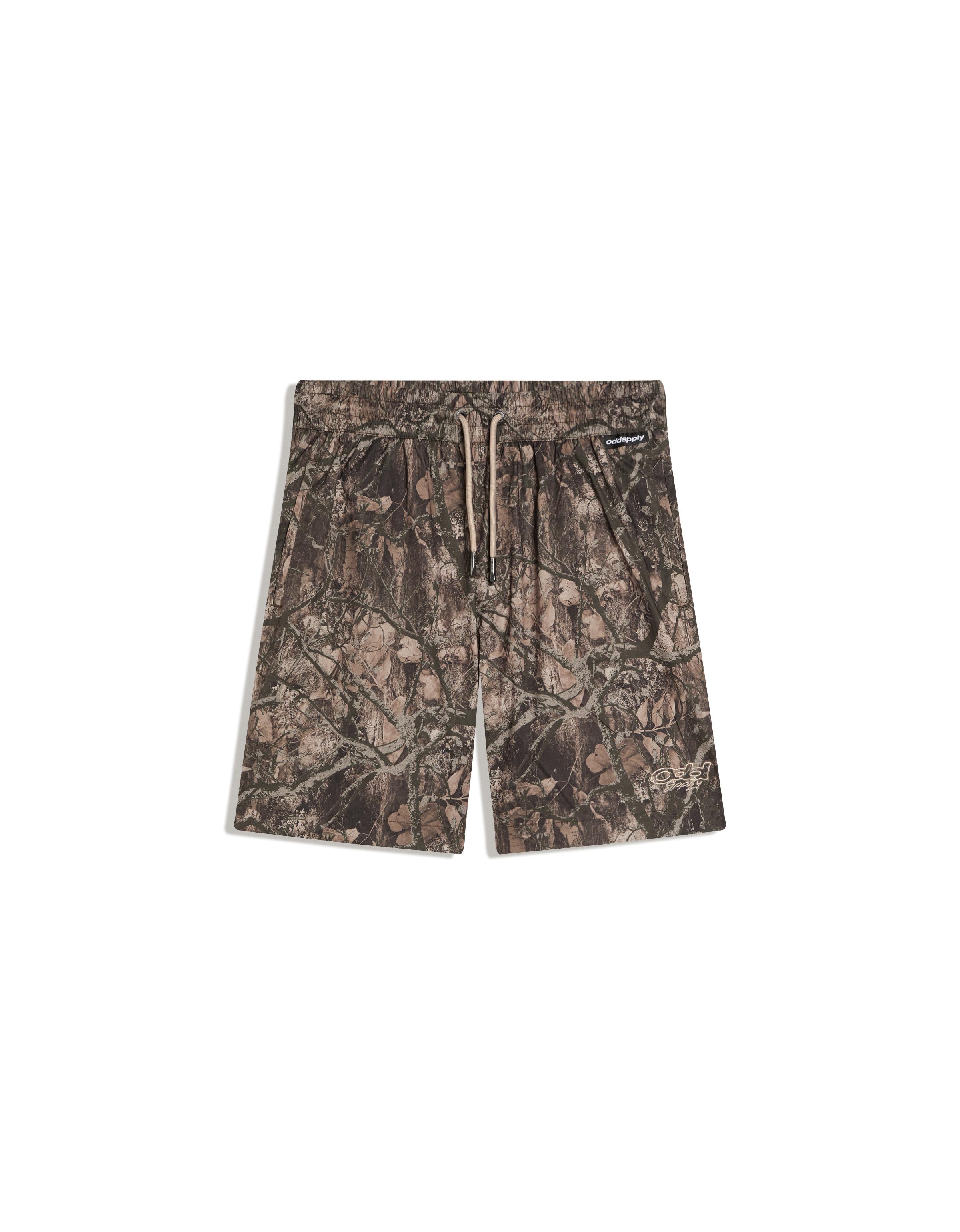 Boxy print swimsuit — Brown