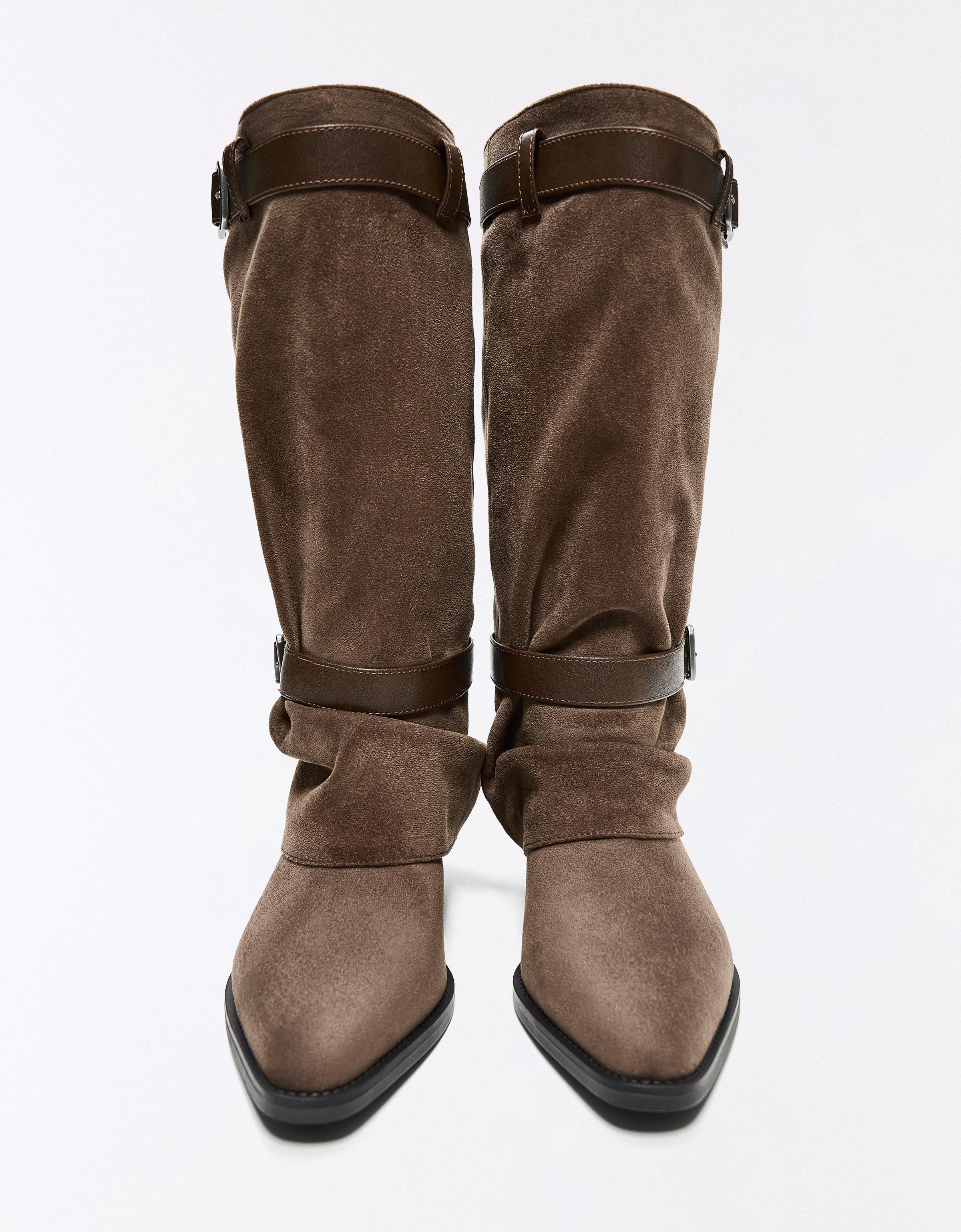 Buckle trouser boots — 1-723
