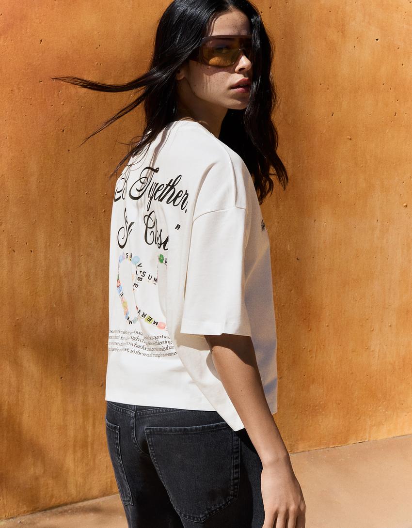 Short sleeve T-shirt-Off white