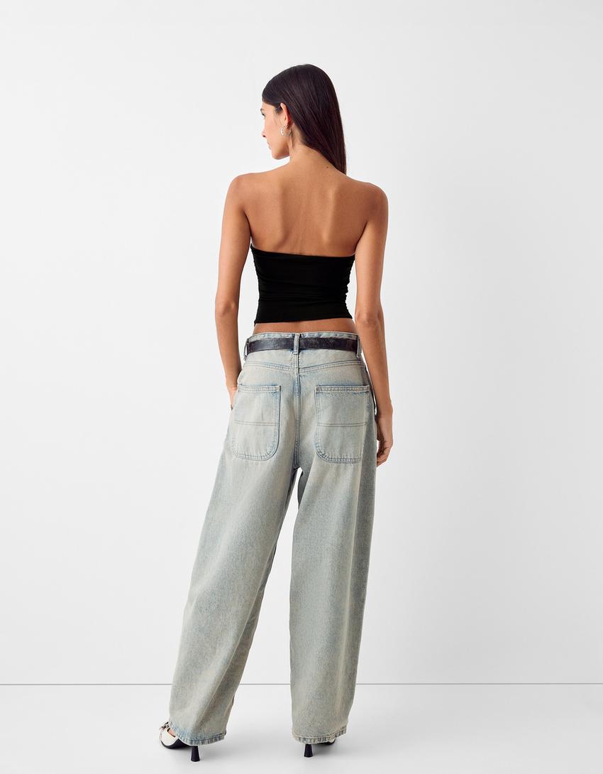 توب قصير ملتف-أسود-1