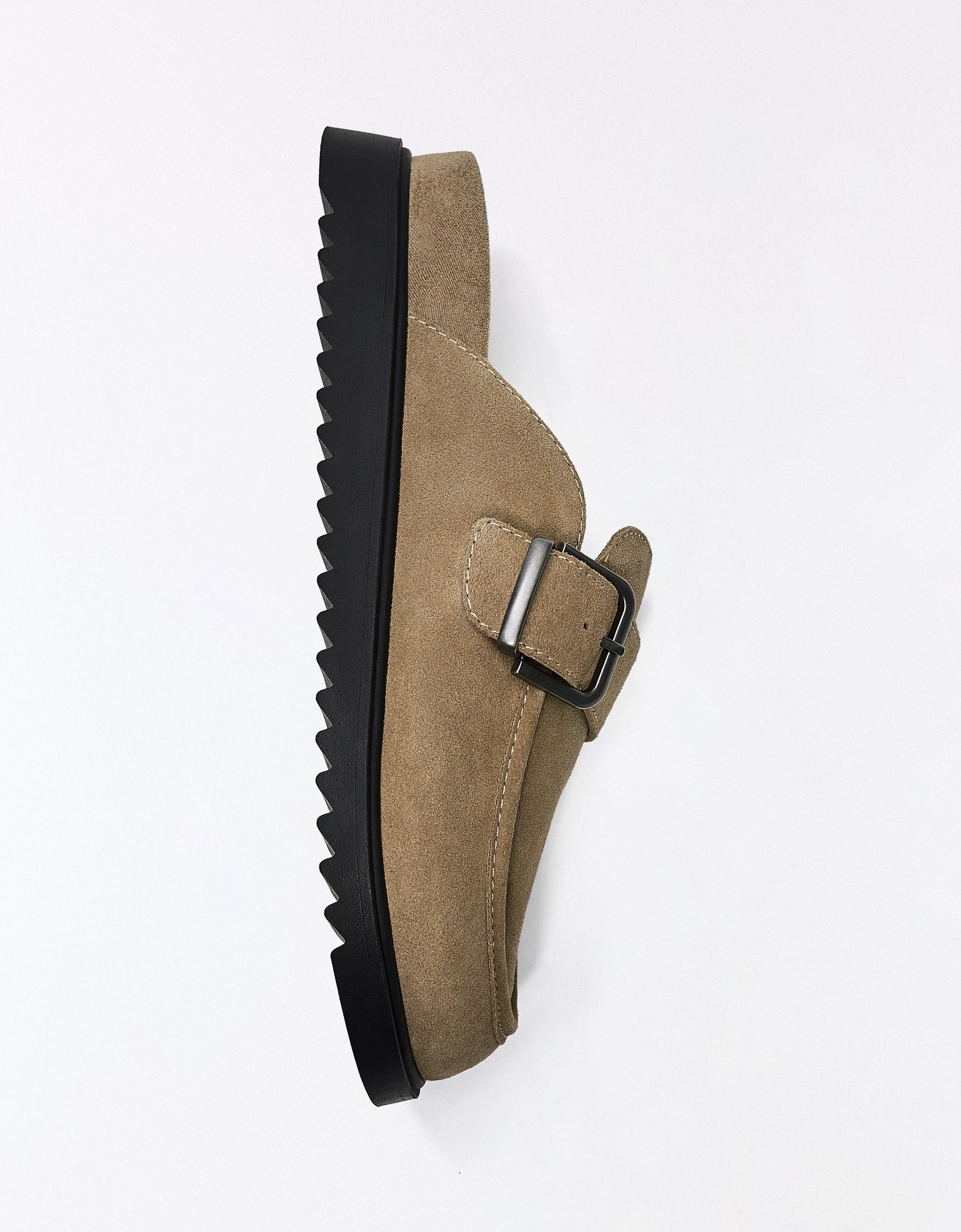 Buckle clogs — SAND