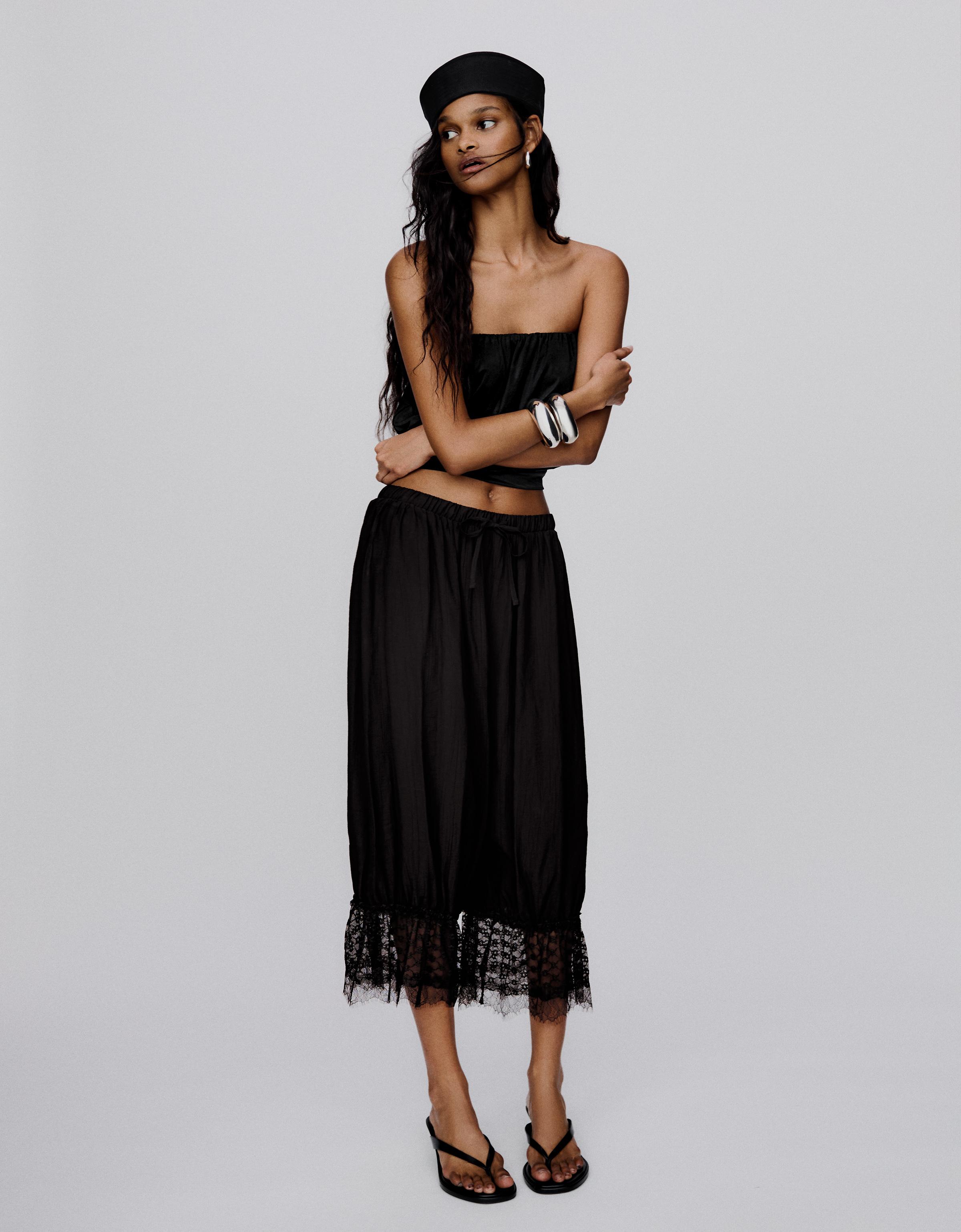 Şalvar paça lencero pantolon - Görsel 22