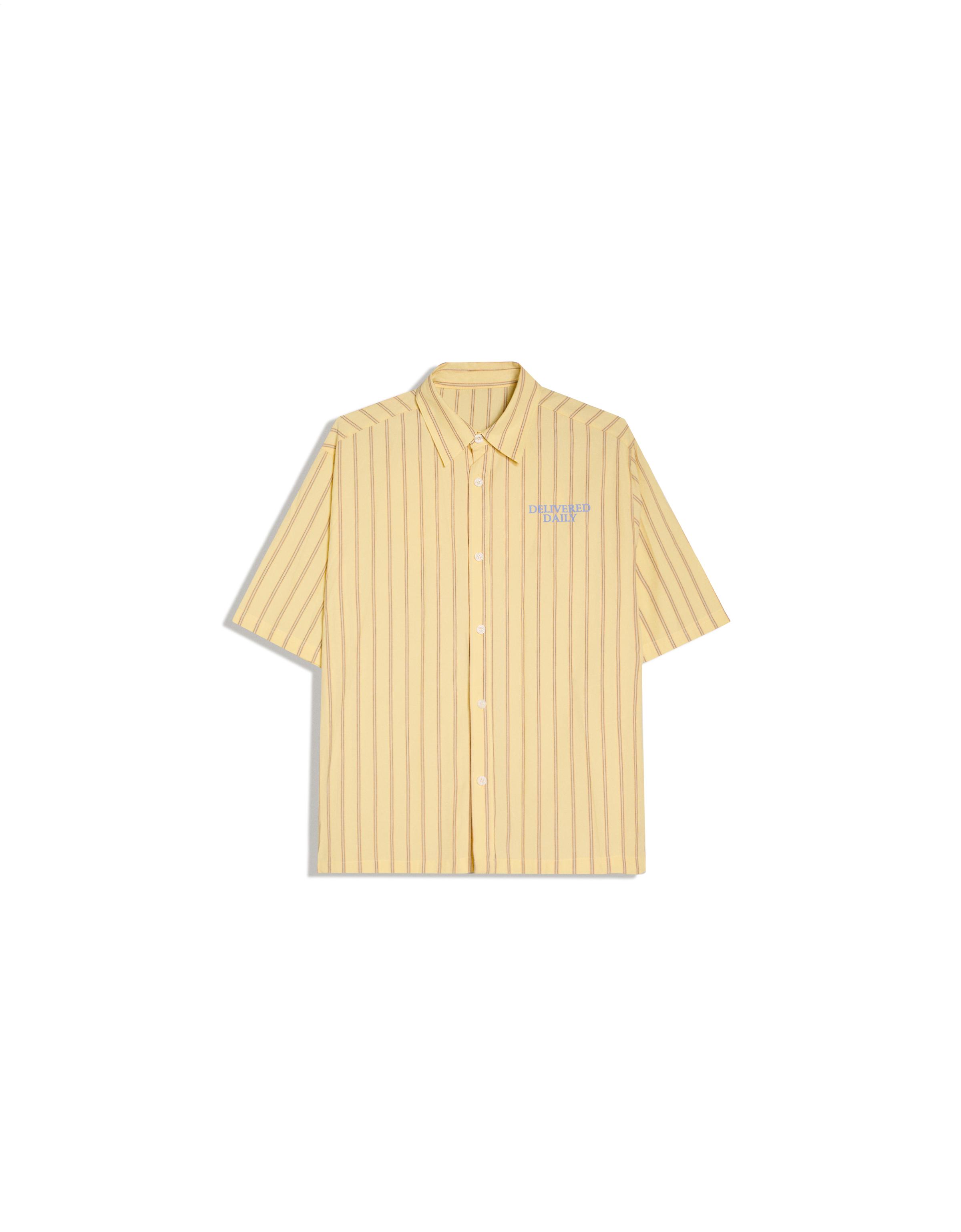Boxy print short sleeve shirt
