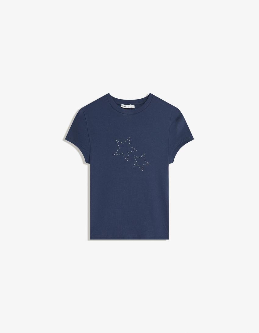 Studded T-shirt and trousers set-Studded T-shirt and trousers set-3