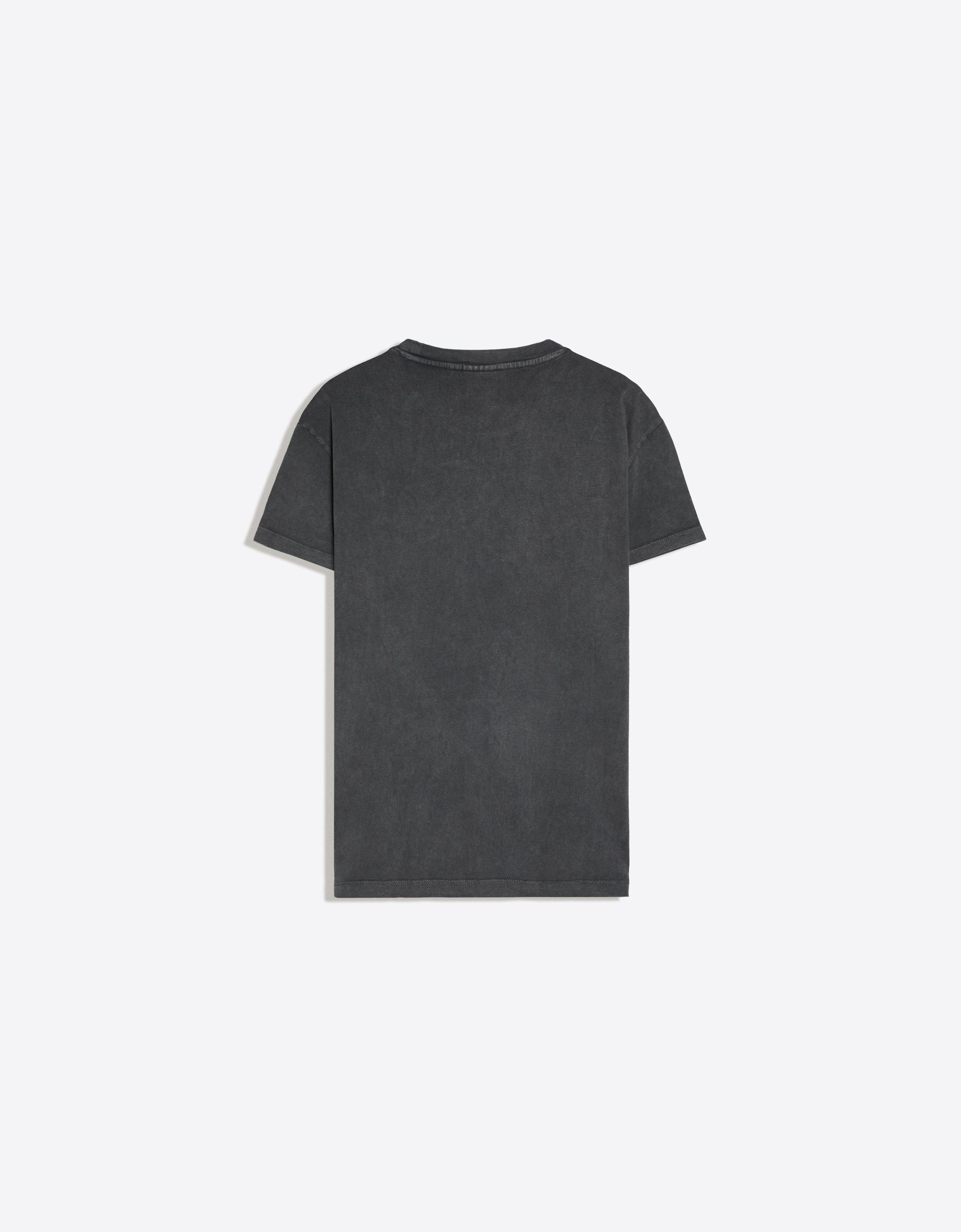 Short sleeve RAFAELA MASCARO print T-shirt — Black