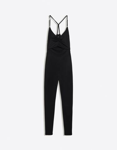 Technical fabric jumpsuit, breathable & quick-dry — Black 6