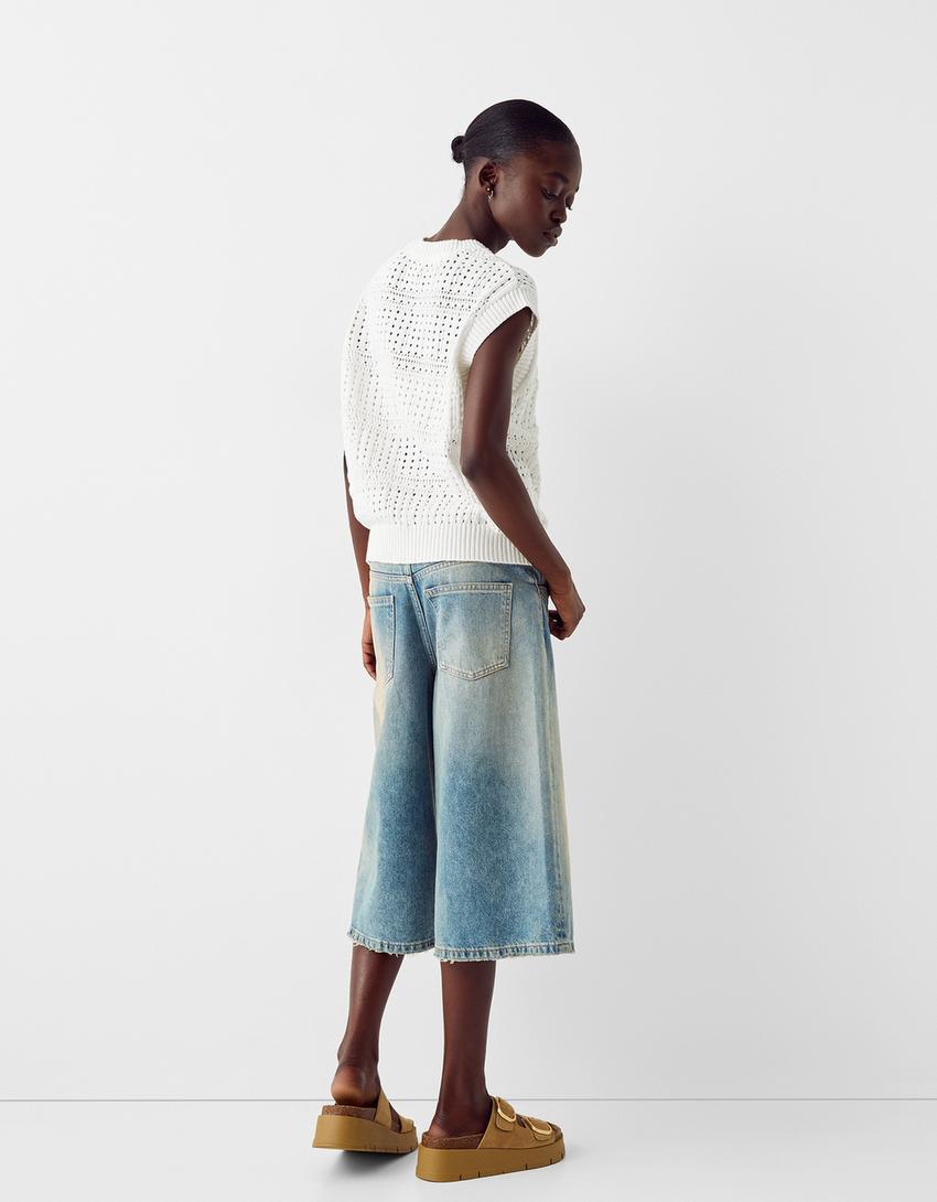 Chaleco estructura calados-Blanco-1