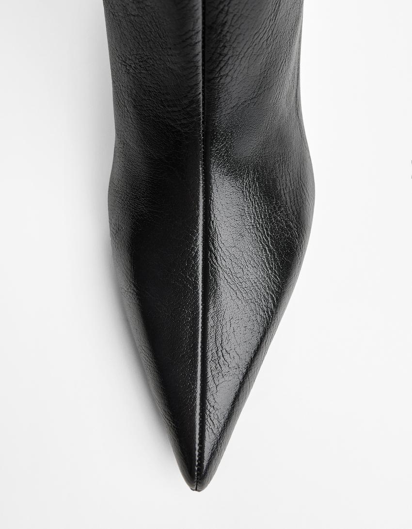 Bota tacón kitten-Negro-2