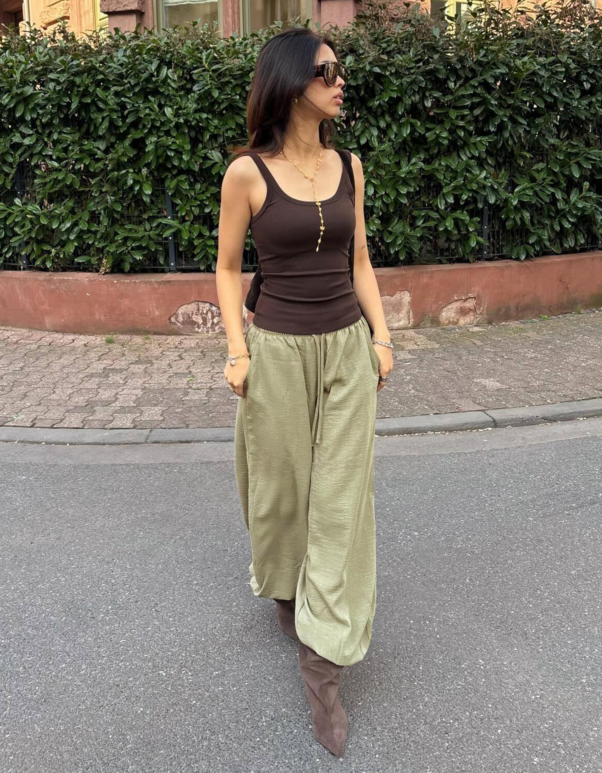 Bershka Rustik şalvar pantolon