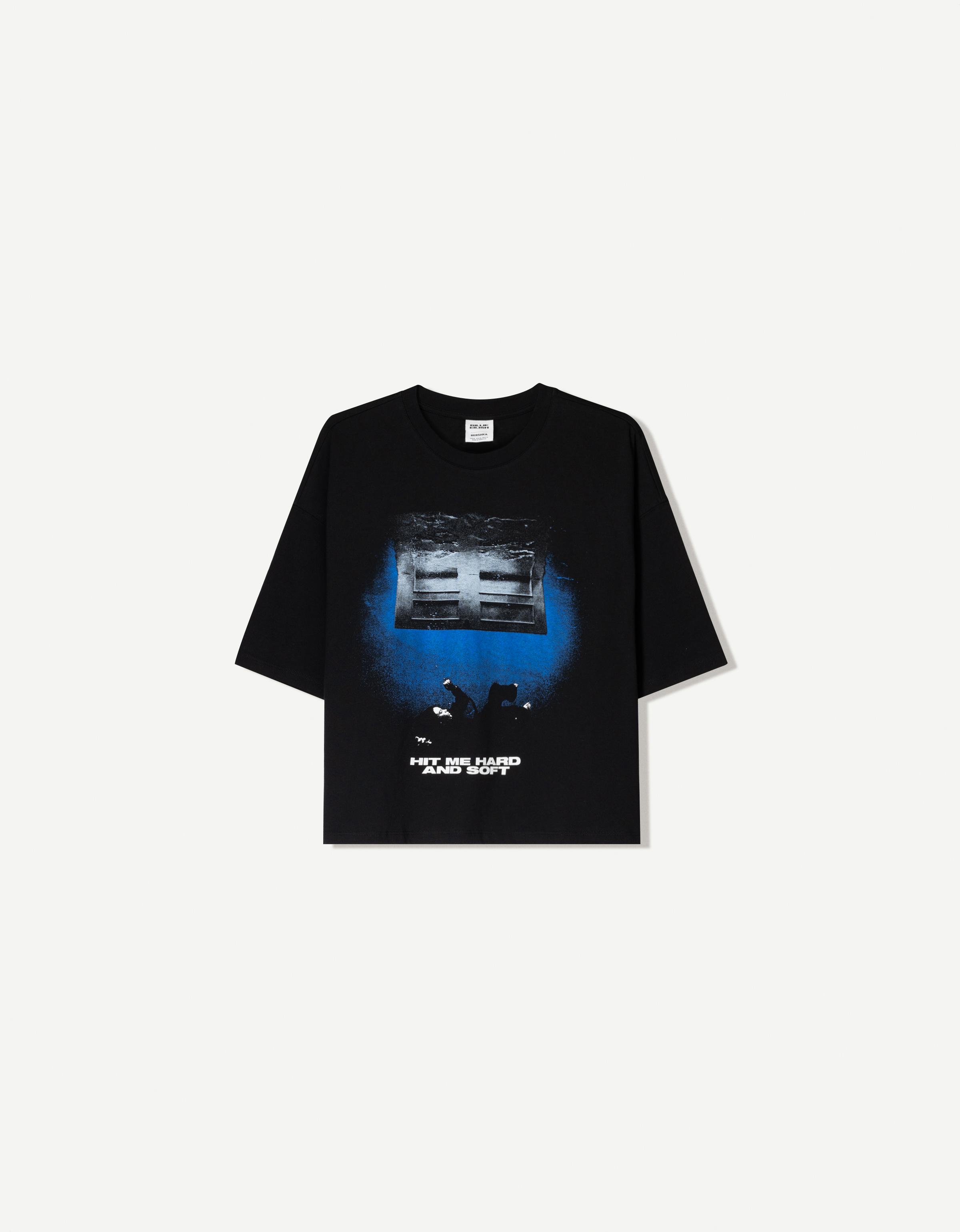 日本未販売　Billie Eilish ツアーTシャツ Bershka Bershka - 日本未販売❗️ Billie Eilish ツアーTシャツ Bershka