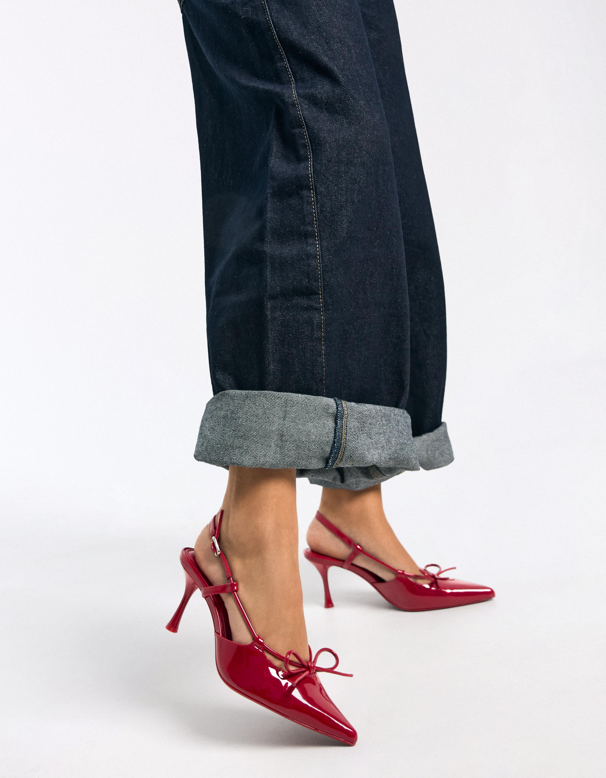 Arkası açık topuklu ayakkabı detaylı - Görsel 18