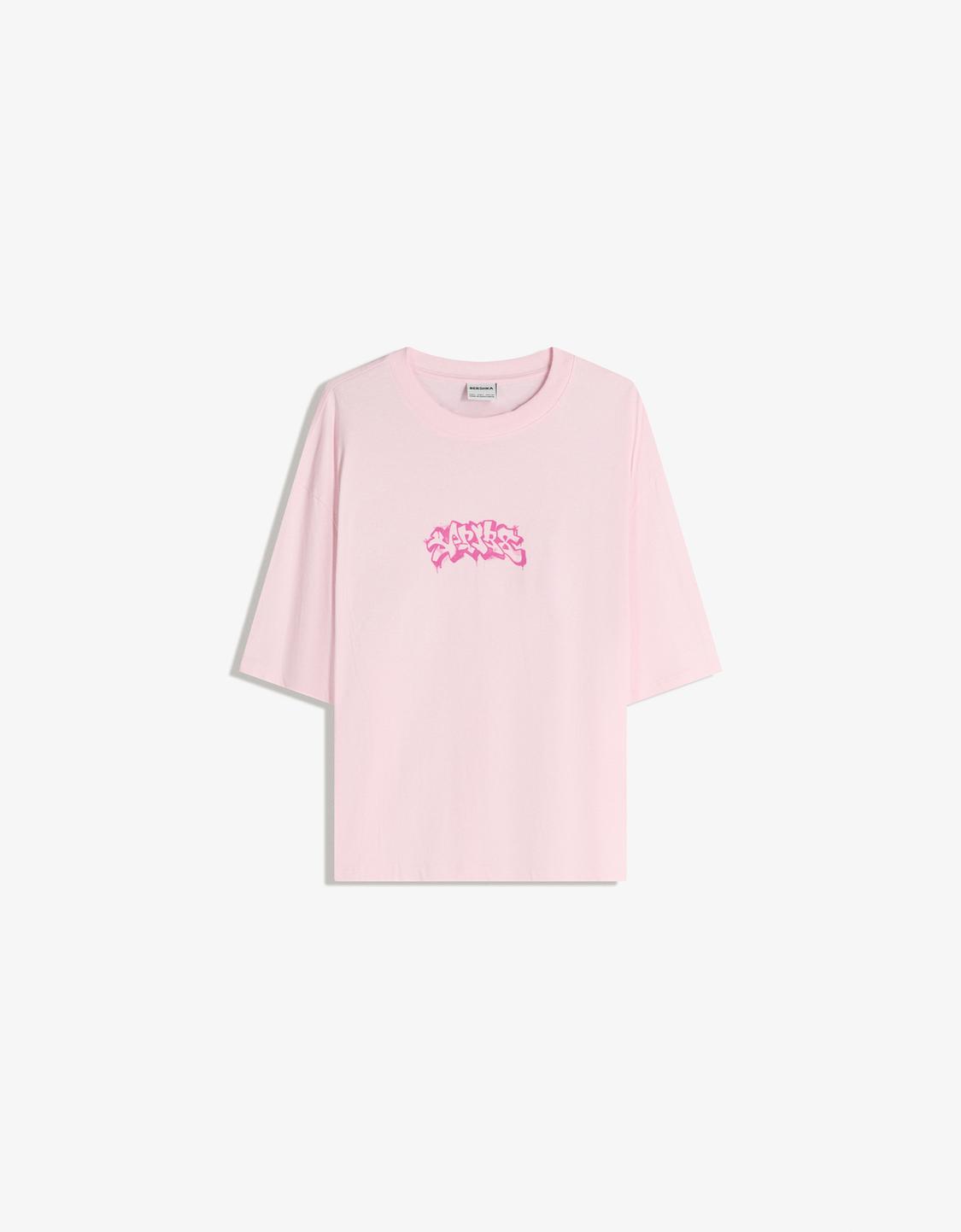 Short sleeve print T-shirt