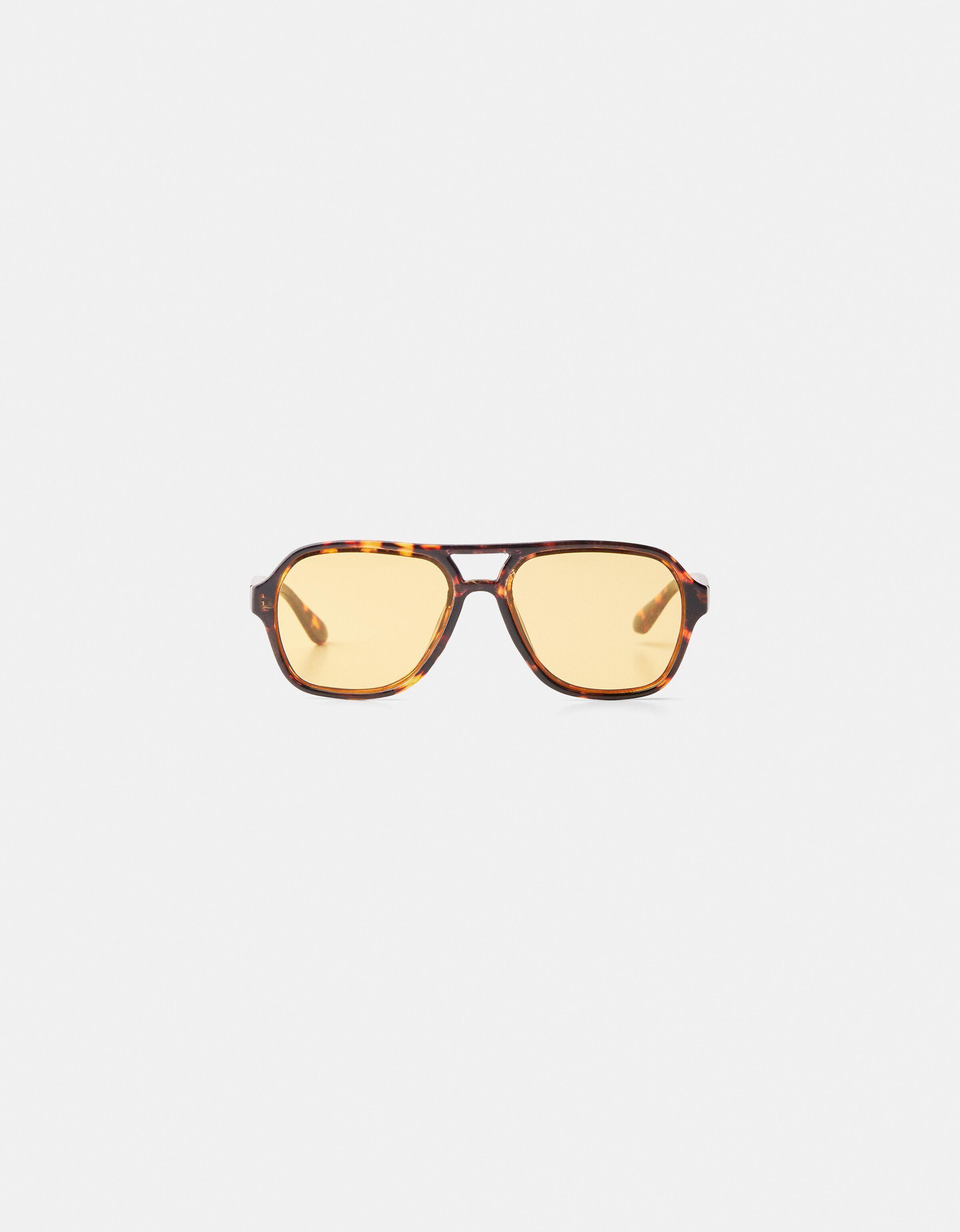 Retro-style sunglasses — Brown