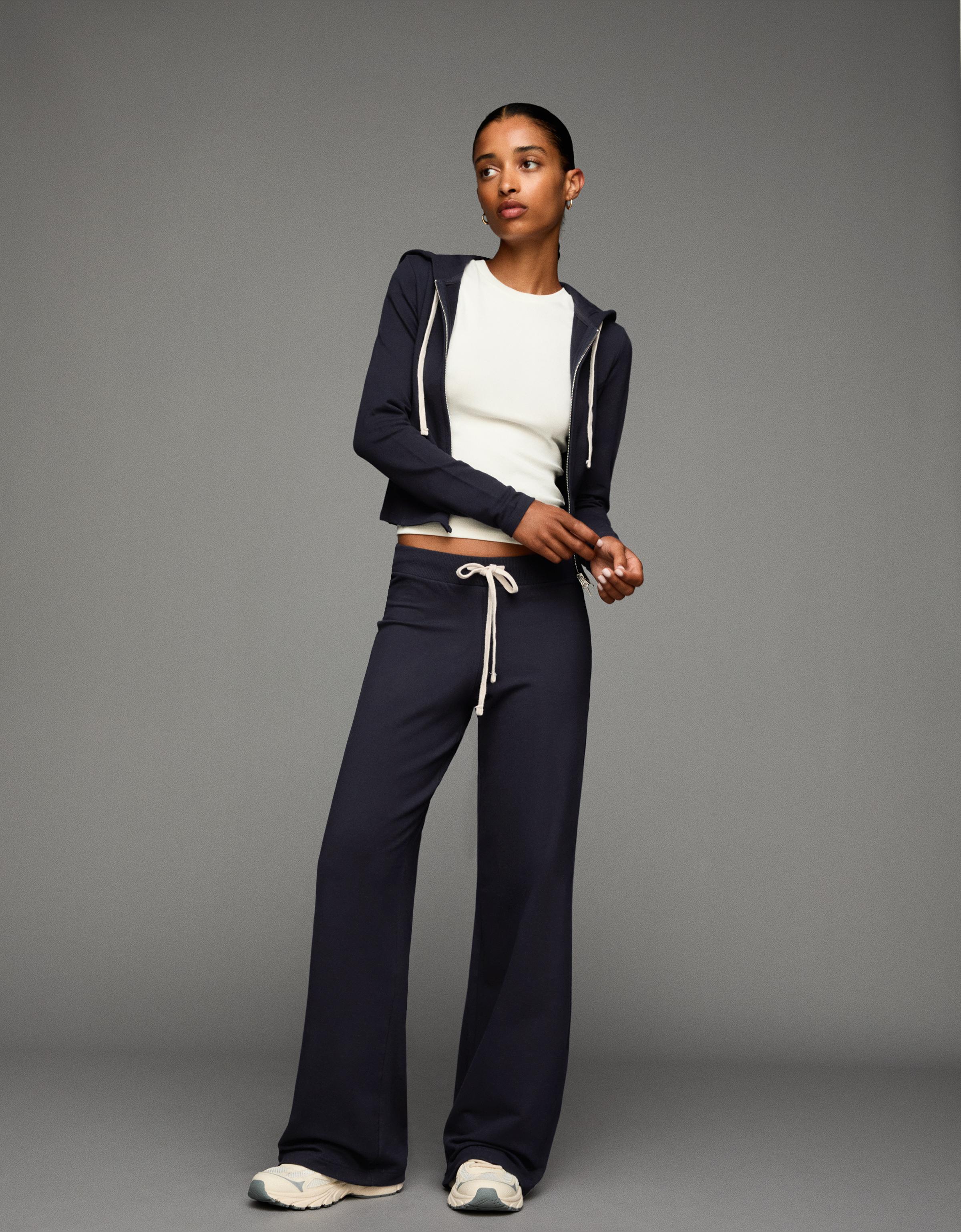 Bershka Sweatshirt Jacke Mit Kapuze Damen S Marinenblau