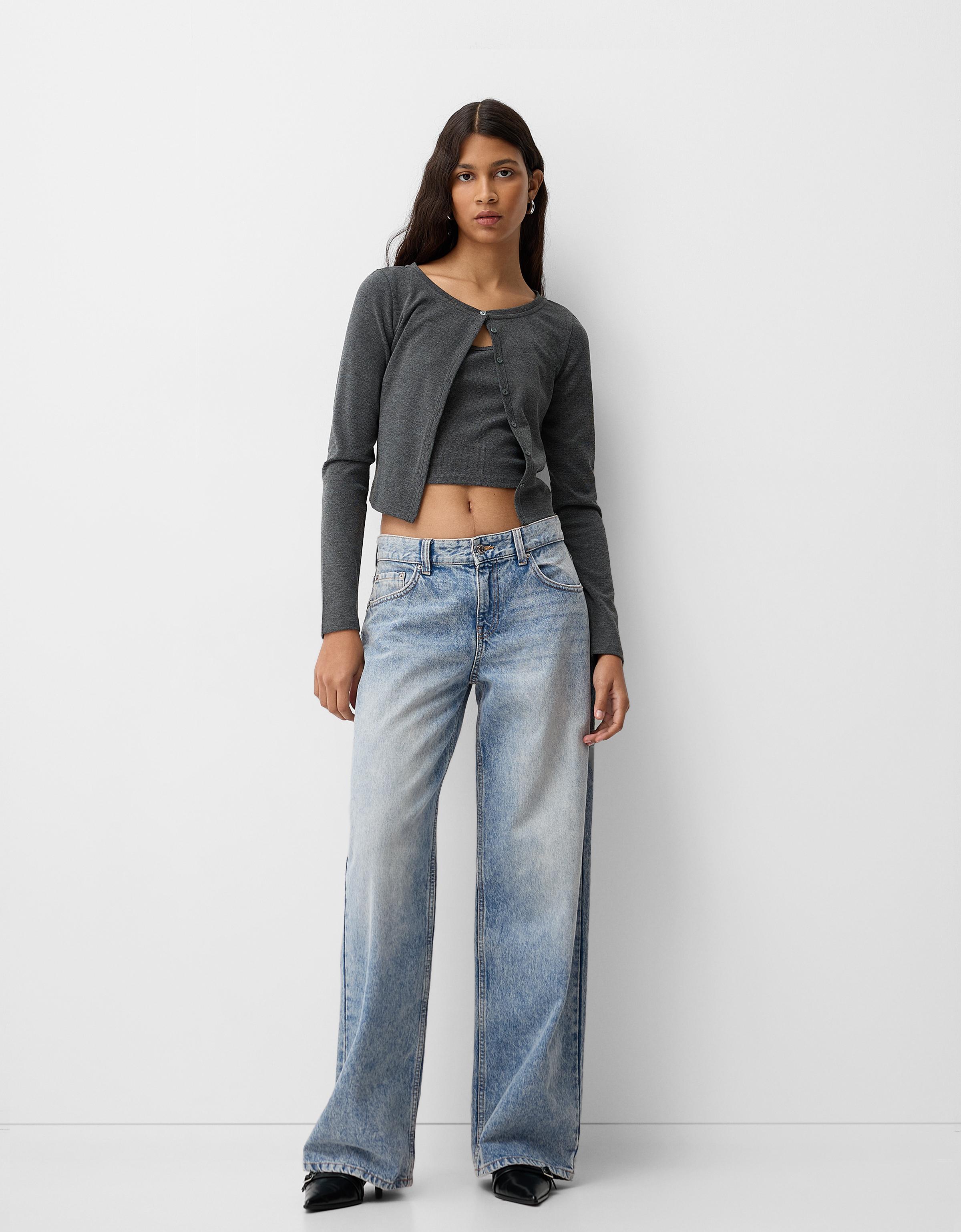 Jeans boyfriend Mujer Bershka