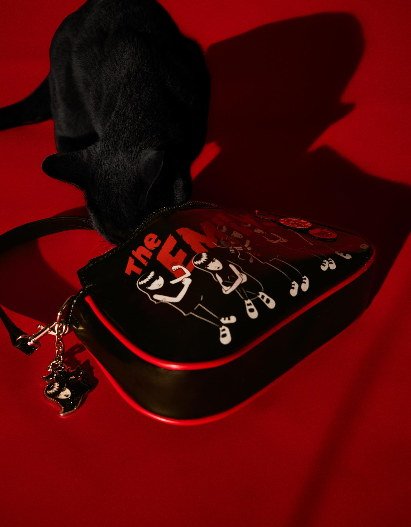 Bershka torba emily the strange czarny