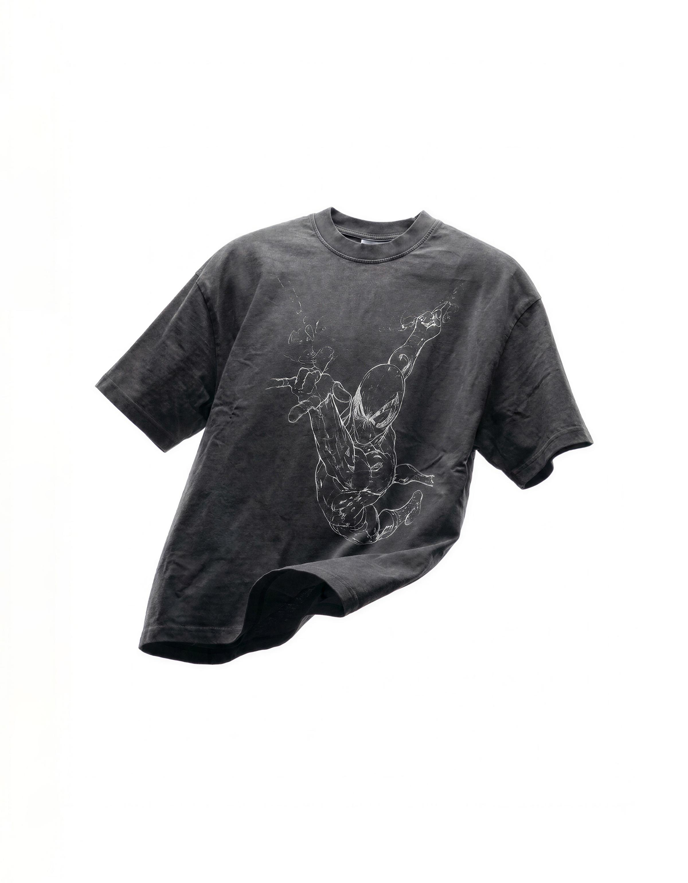 SPIDER-MAN short sleeve T-shirt — Grey